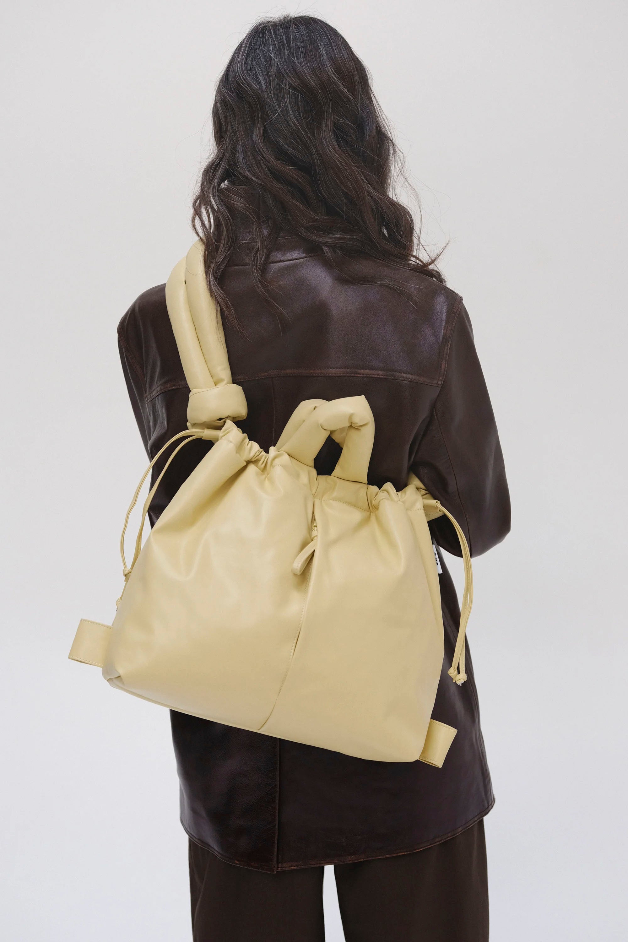 ÖLEND Ona Vegan Leather Butter Yellow Bag | Shop at PUKAS SURF SHOP