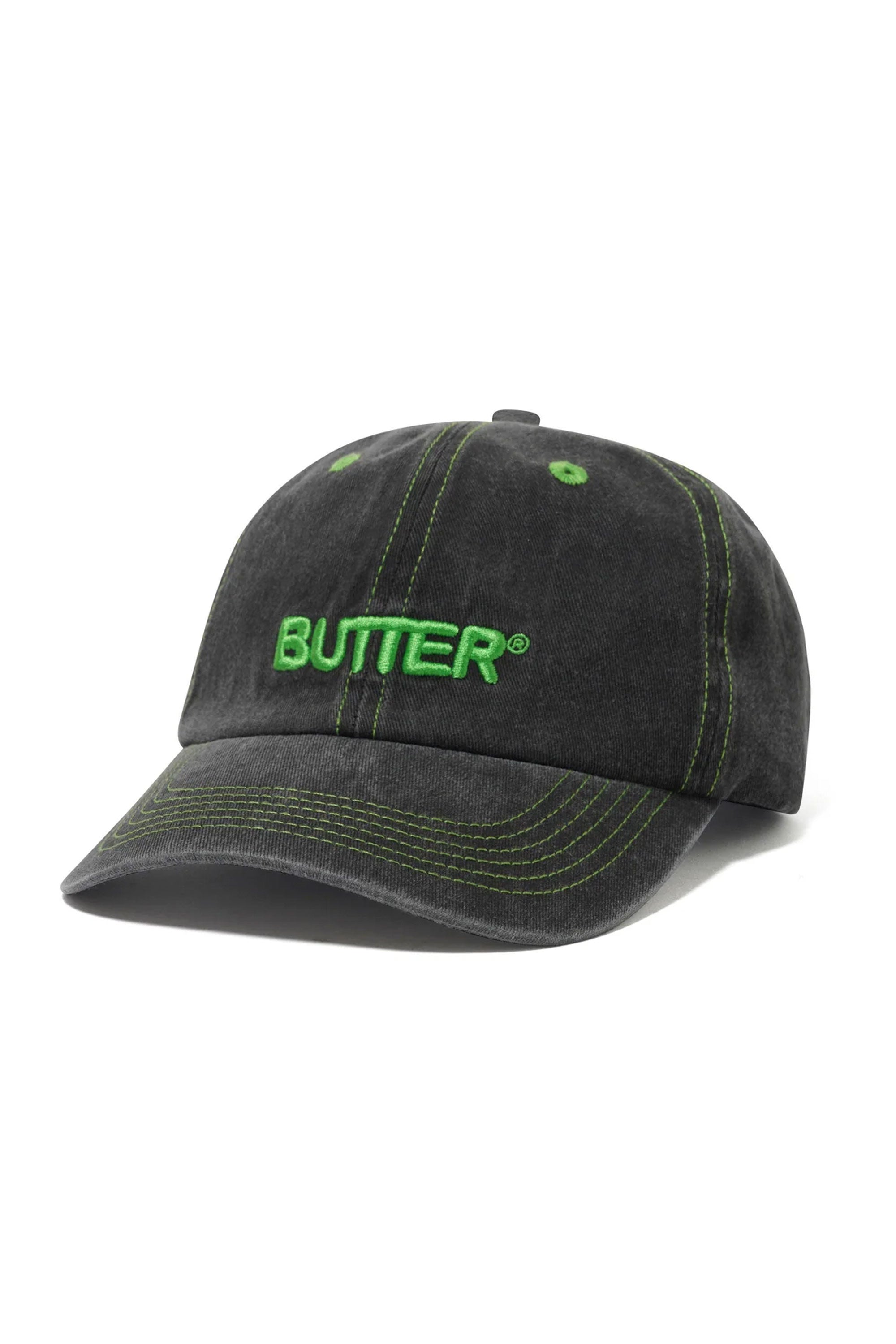 BUTTER - ROUNDED LOGO 6 PANEL CAP | Shop at PUKAS SURF SHOP