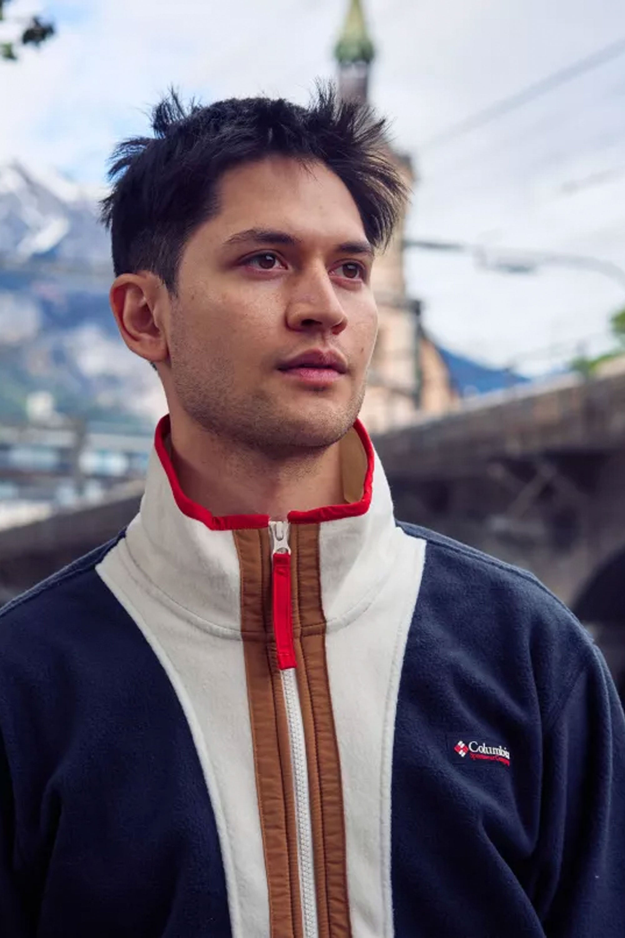 COLUMBIA - BACKBOWL II FULL ZIP FLEECE - BLACK/CHALK | Shop at