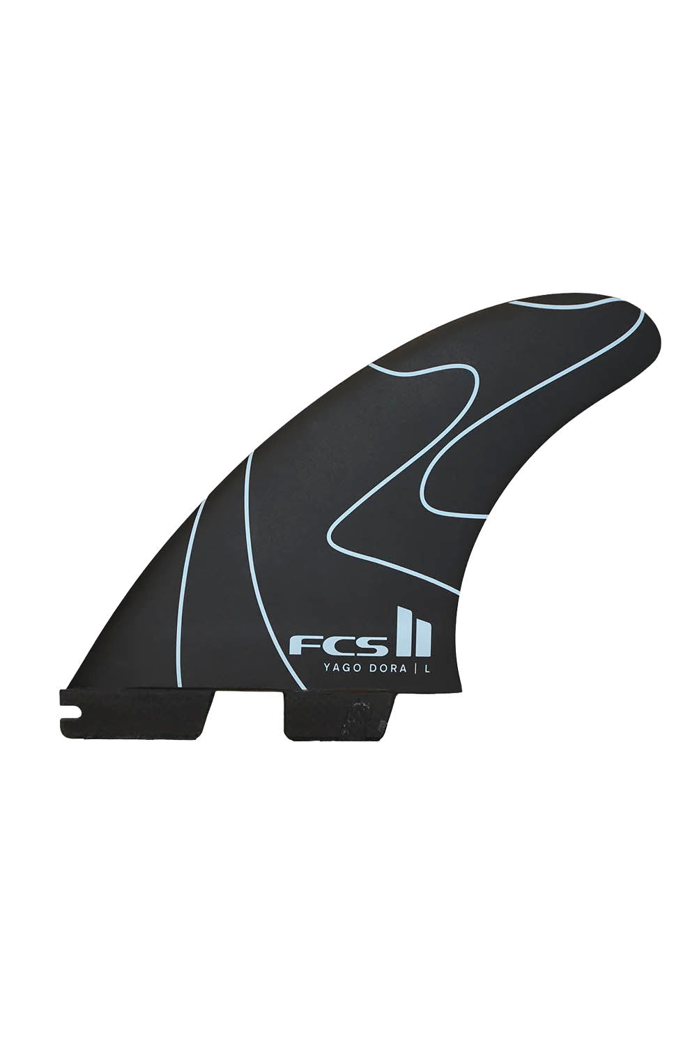 FCS II Yago Dora PC Tri Fin Set Large Flux Charcoal | Shop at