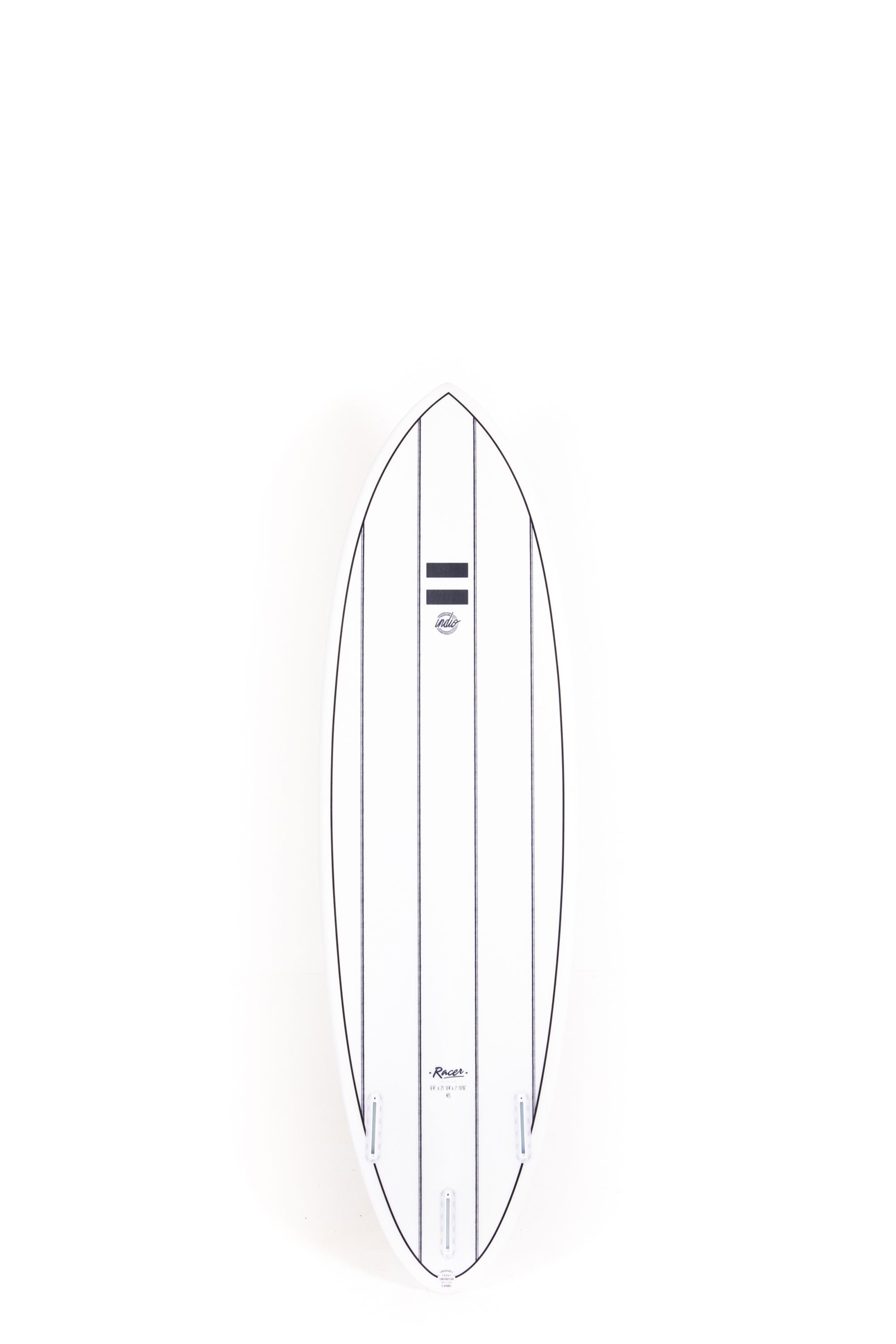 Indio ENDURANCE エポキシショートボード Indio Surfboards - RACER Stripes 6'4