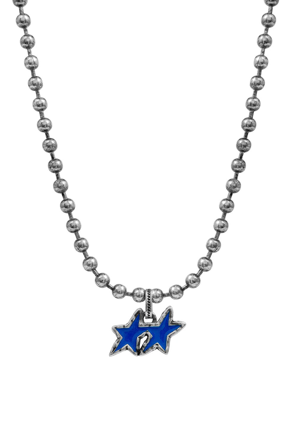TwoJeys Blue Melted Stars Ball Necklace | Shop at PUKAS SURF SHOP