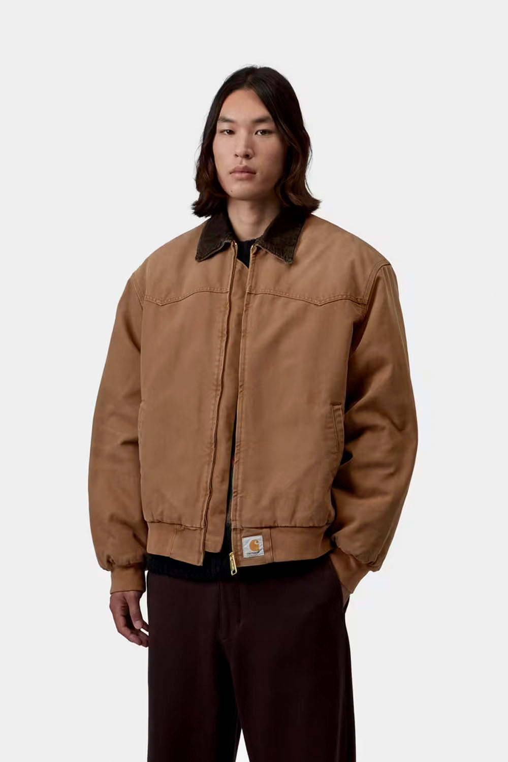 CARHARTT WIP OG Santa Fe Jacket Raven | Shop at PUKAS SURF SHOP