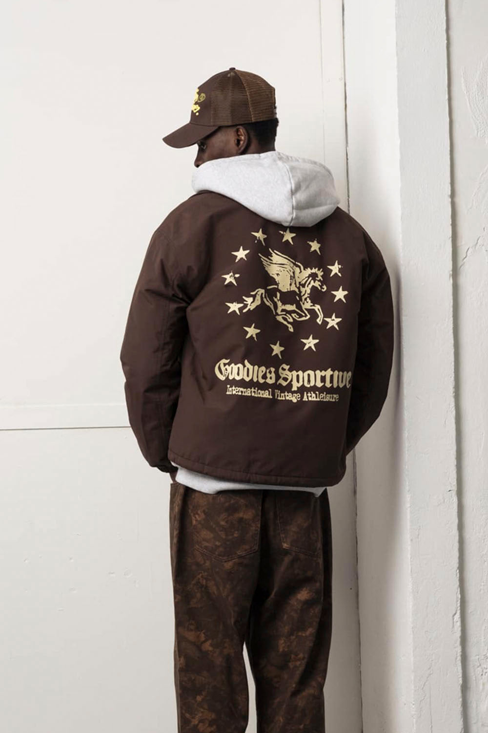 GOODIES SPORTIVE Memory Jacket Brown | Shop at PUKAS SURF SHOP