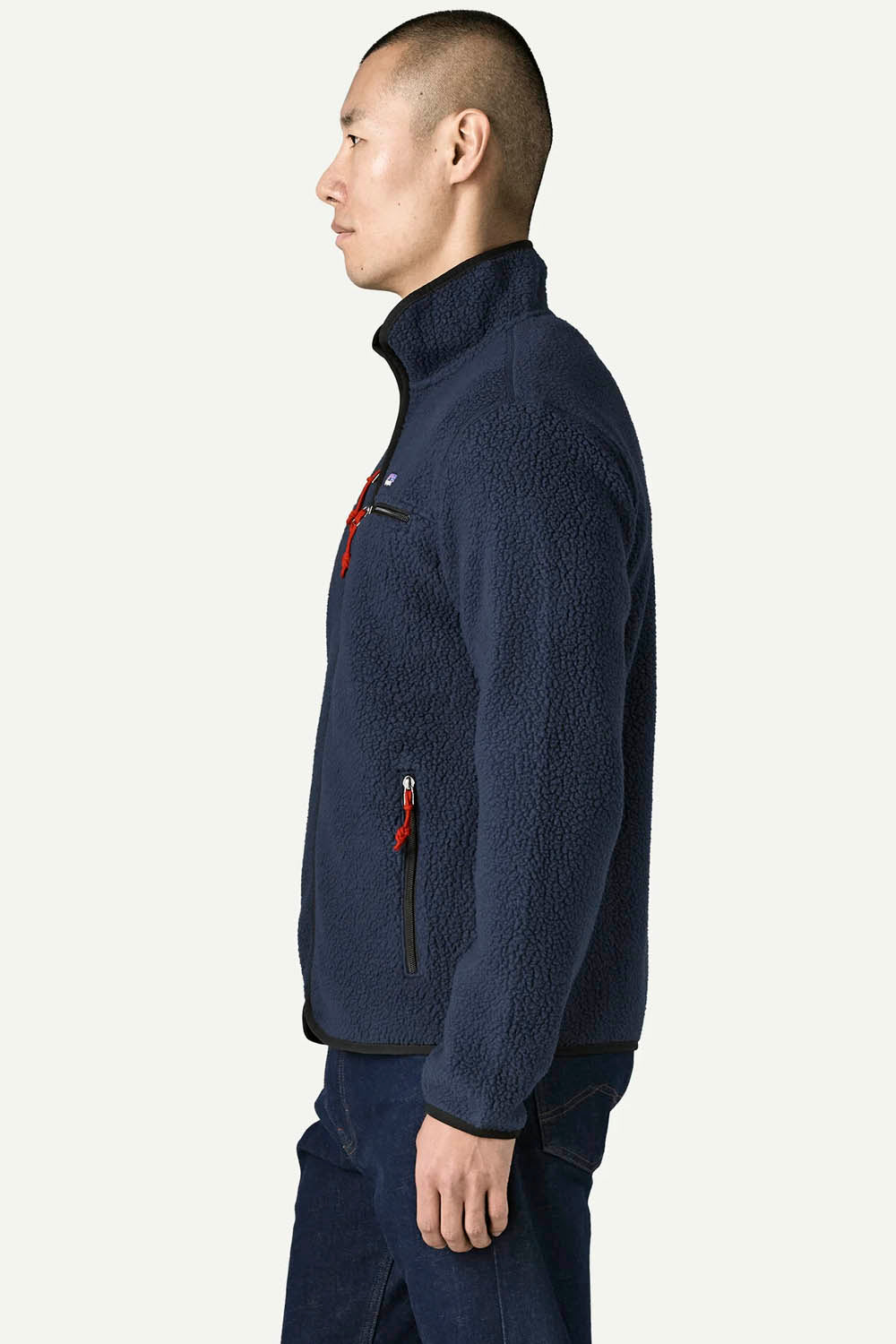 PATAGONIA Retro Pile Jacket Man New Navy | Shop at PUKAS SURF SHOP