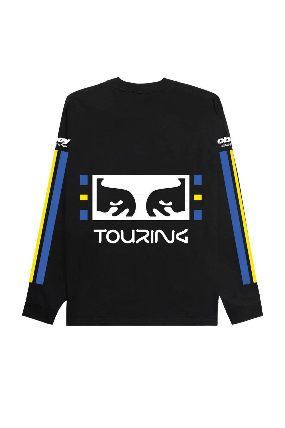 OBEY Competition Long Sleeve Tee Black | Shop at PUKAS SURF SHOP