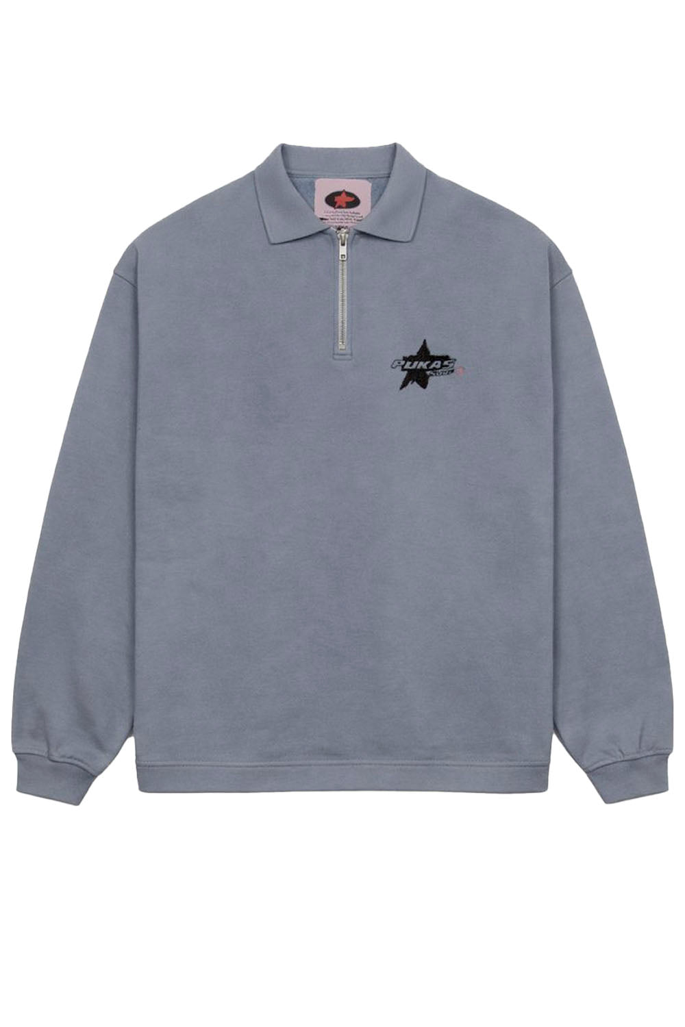 Pukas Surf Star Half Zip Fleece Blue Stone | Shop at PUKAS SURF SHOP