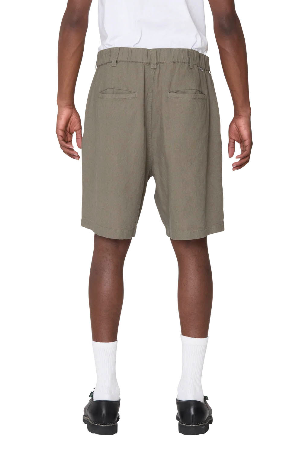OBEY Foster Pleated Linen Short | Shop at PUKAS SURF SHOP