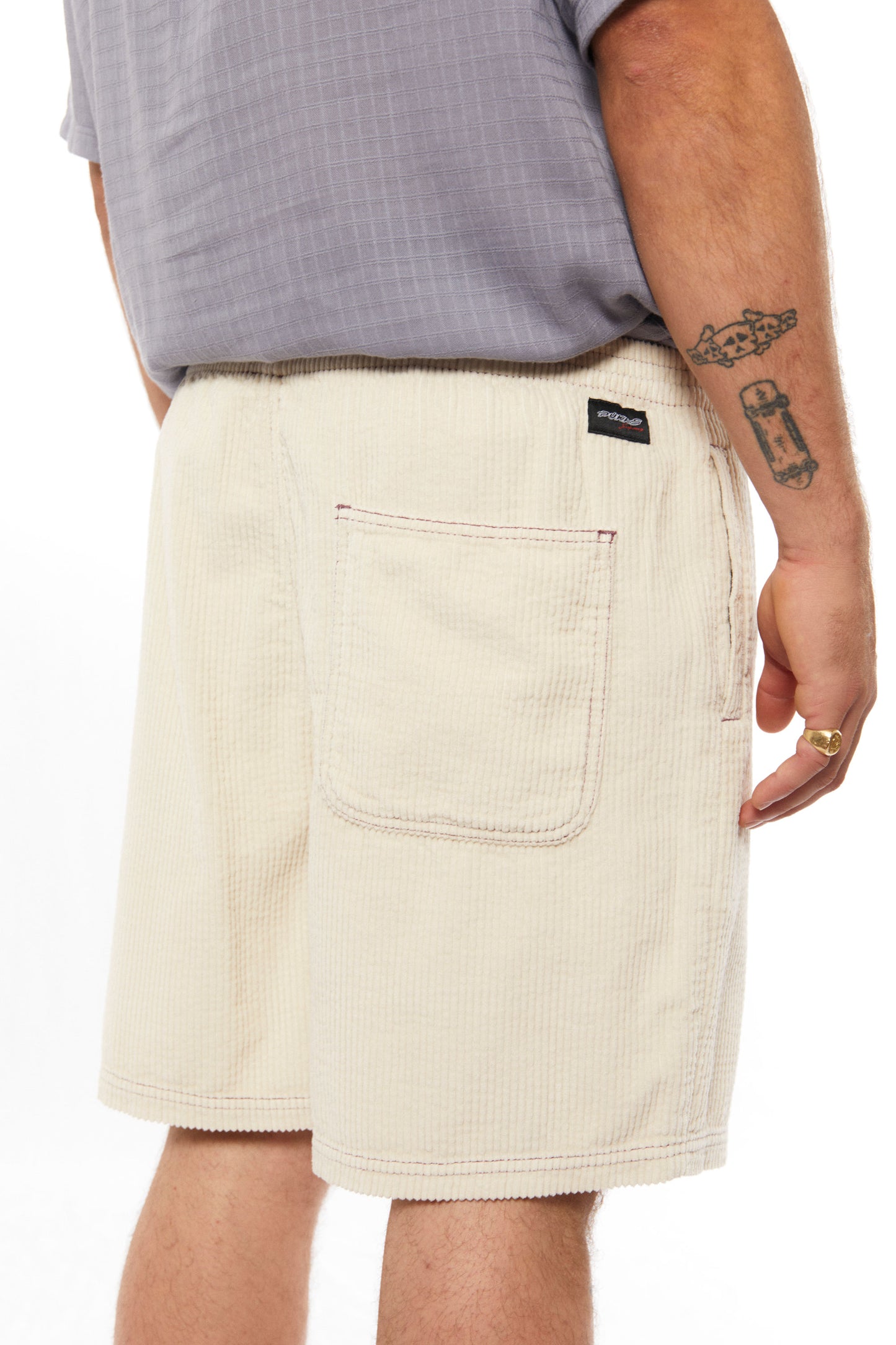 Pukas Surf Shop Man Short Pukas Clothing Corduroy Contrast Beige