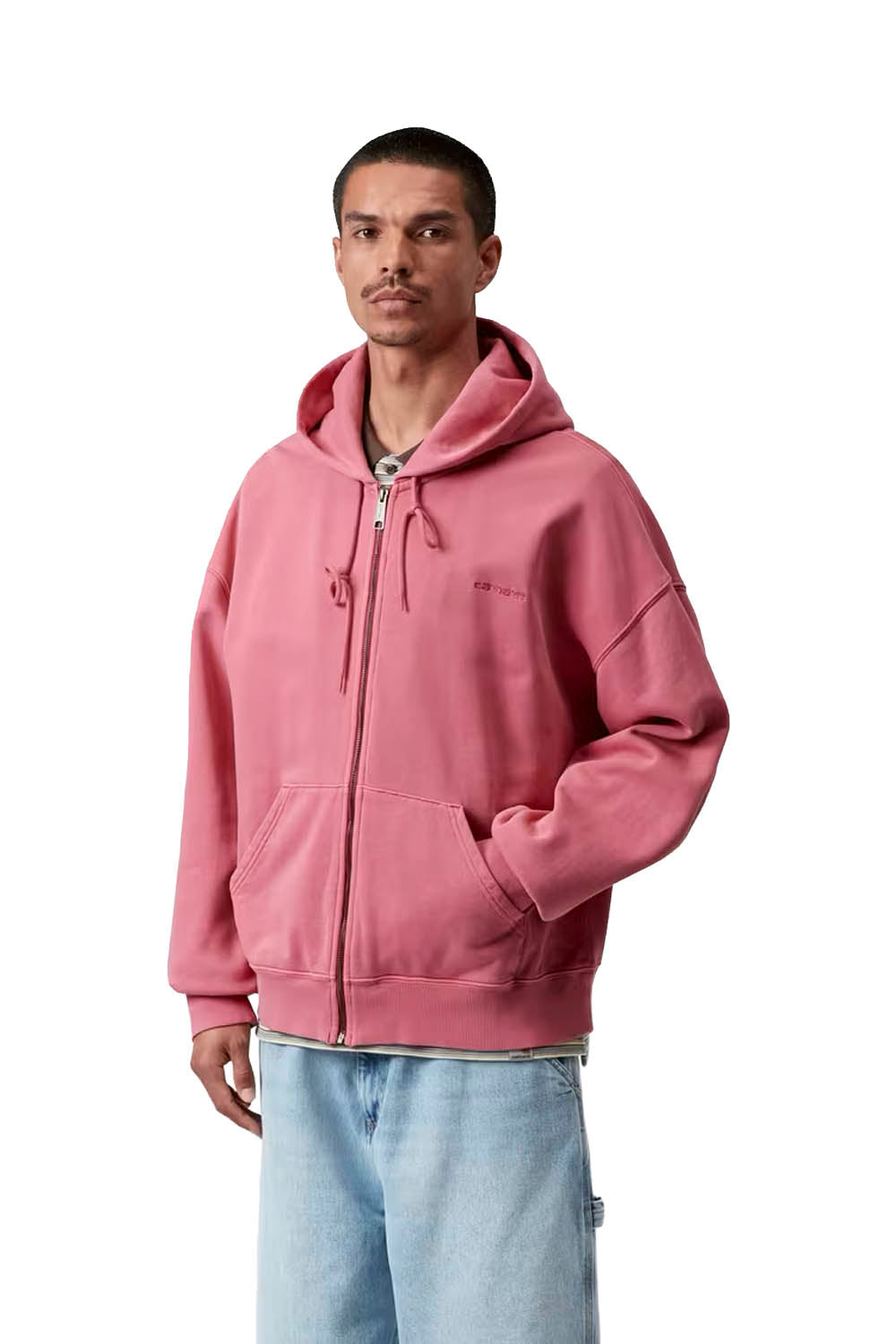 Carhartt WIP Hooded Benton Sweat Jacket Primrose | Shop at PUKAS