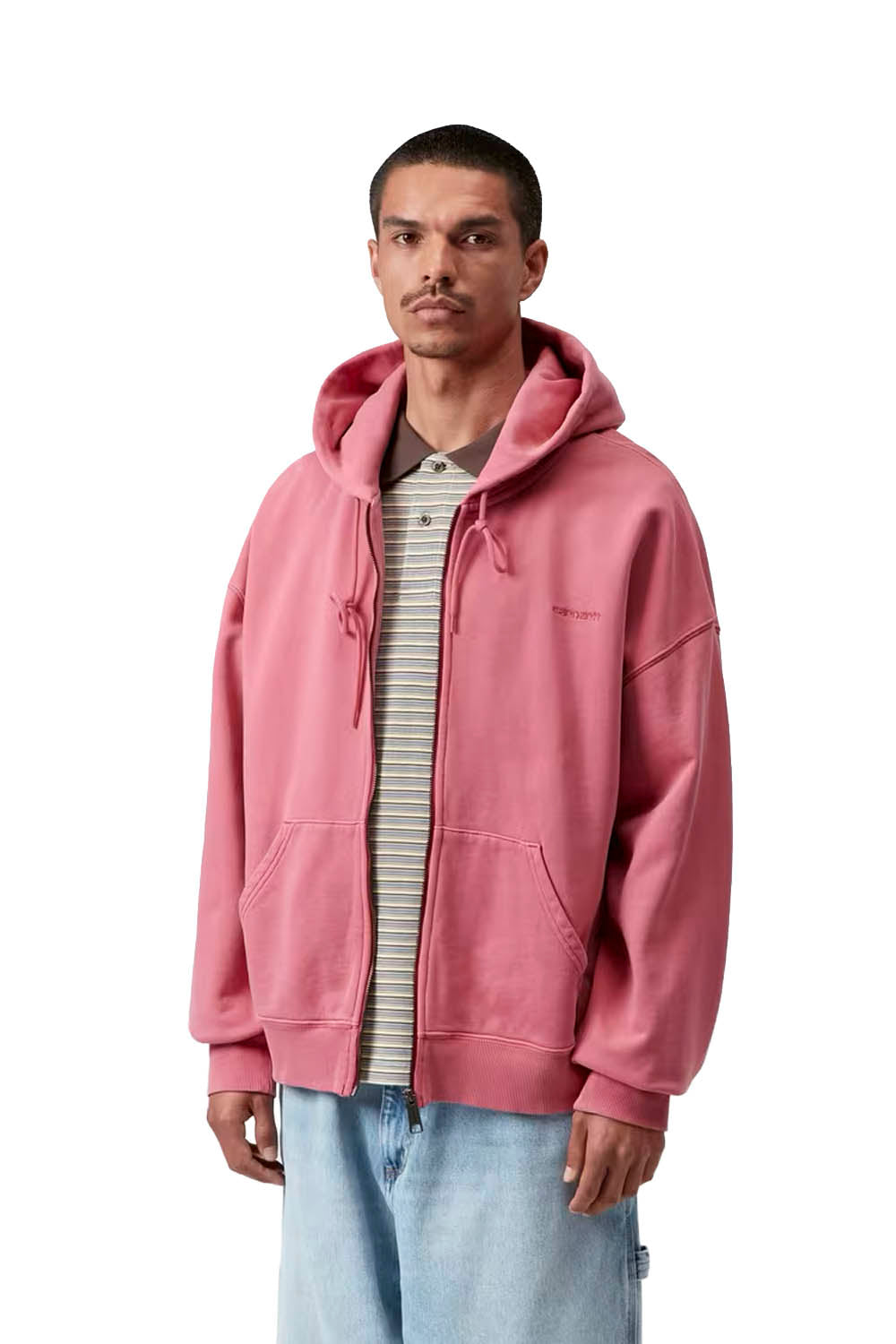 Carhartt WIP Hooded Benton Sweat Jacket Primrose | Shop at PUKAS