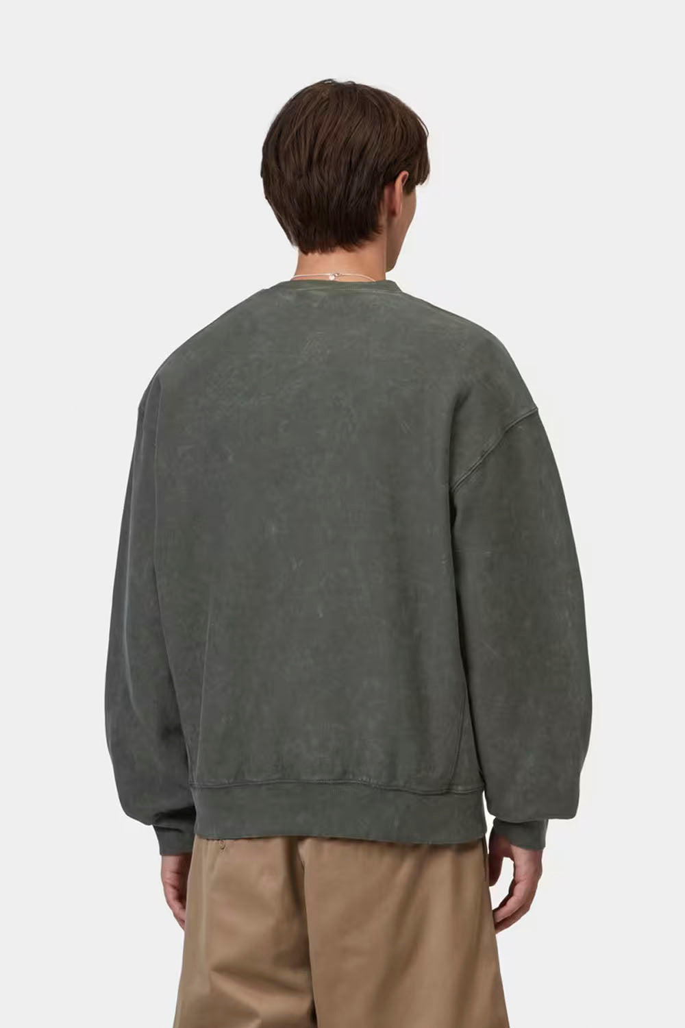 CARHARTT WIP Lambert Sweatshirt Raven Moon Wash | Shop at PUKAS