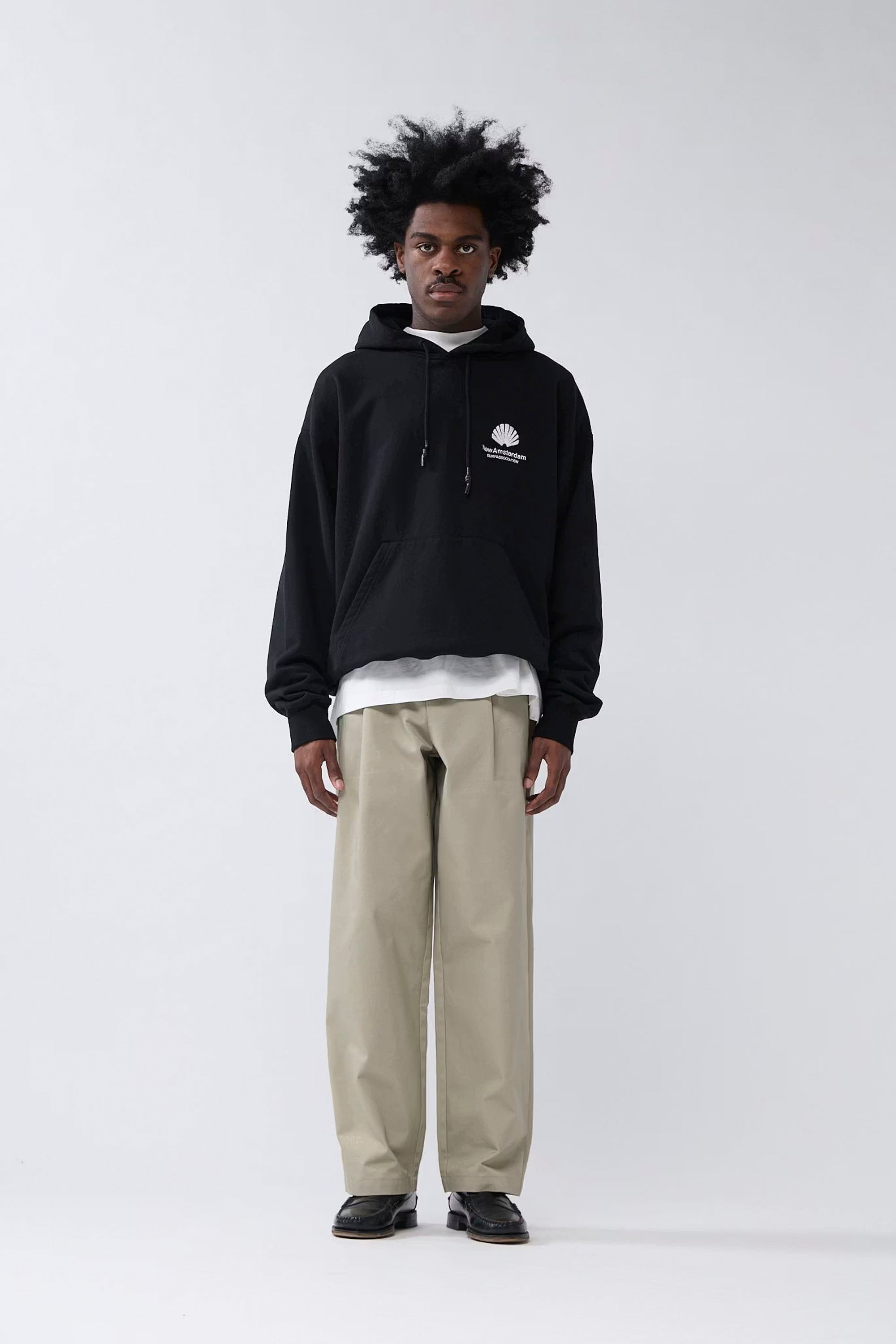 nemu 17aw half logo zip Parker パーカー NEW AMSTERDAM SURF ASSOCIATION Logo Hoodie | Shop at PUKAS SURF SHOP