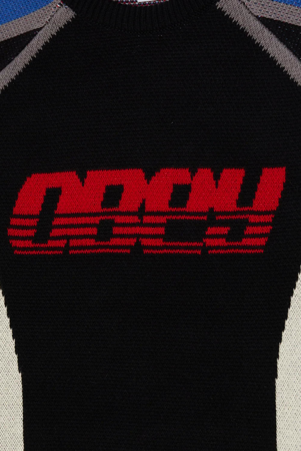 OBEY Estadio Knit Sweater Black Multi | Shop at PUKAS SURF SHOP