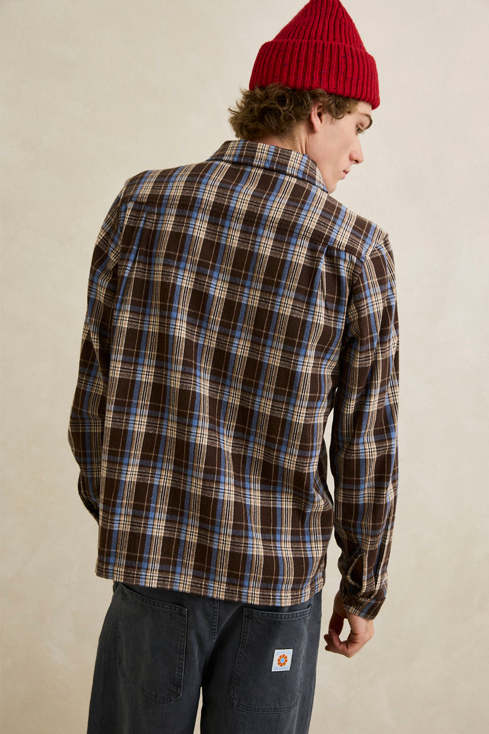 RHYTHM Alex Check Shirt Men's Long Sleeve | Shop at Pukas Surf