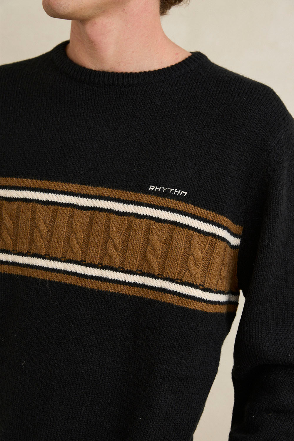 RHYTHM Mohair Stripe Knit Men's Sweater | Shop at Pukas Surf Shop