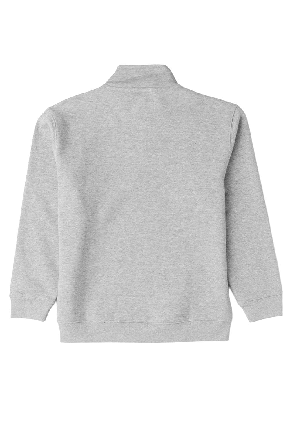 VISSLA Rising 1/4 Zip Fleece Grey | Shop at PUKAS SURF SHOP