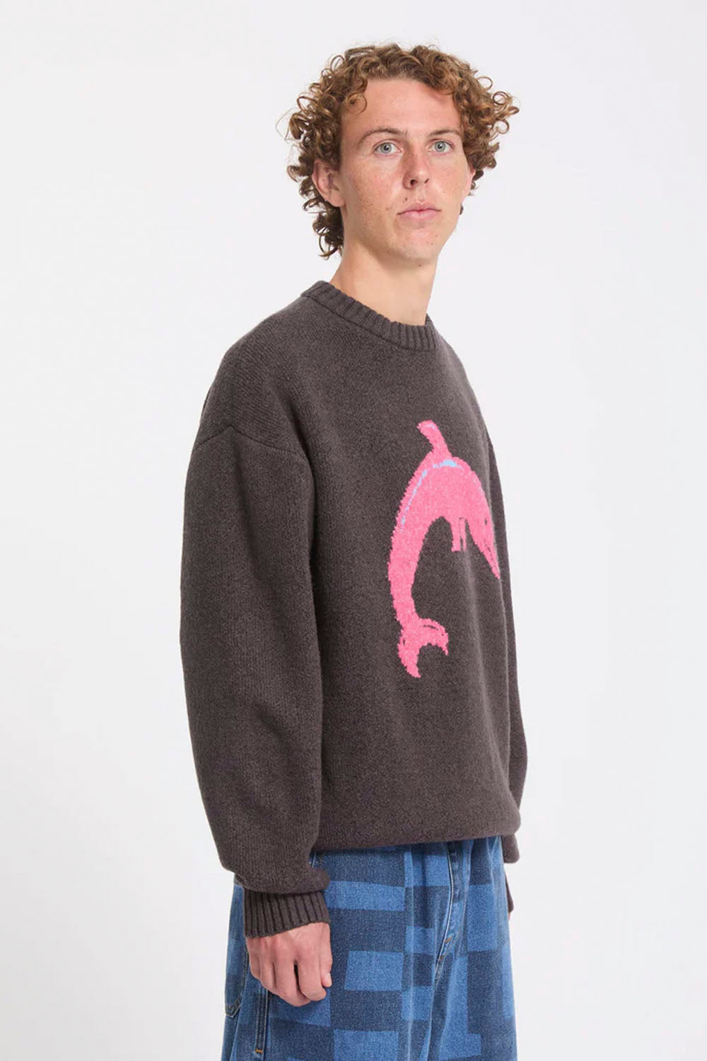 VOLCOM FA Ozzy Dolphin Sweater Raisin | Shop at PUKAS SURF SHOP