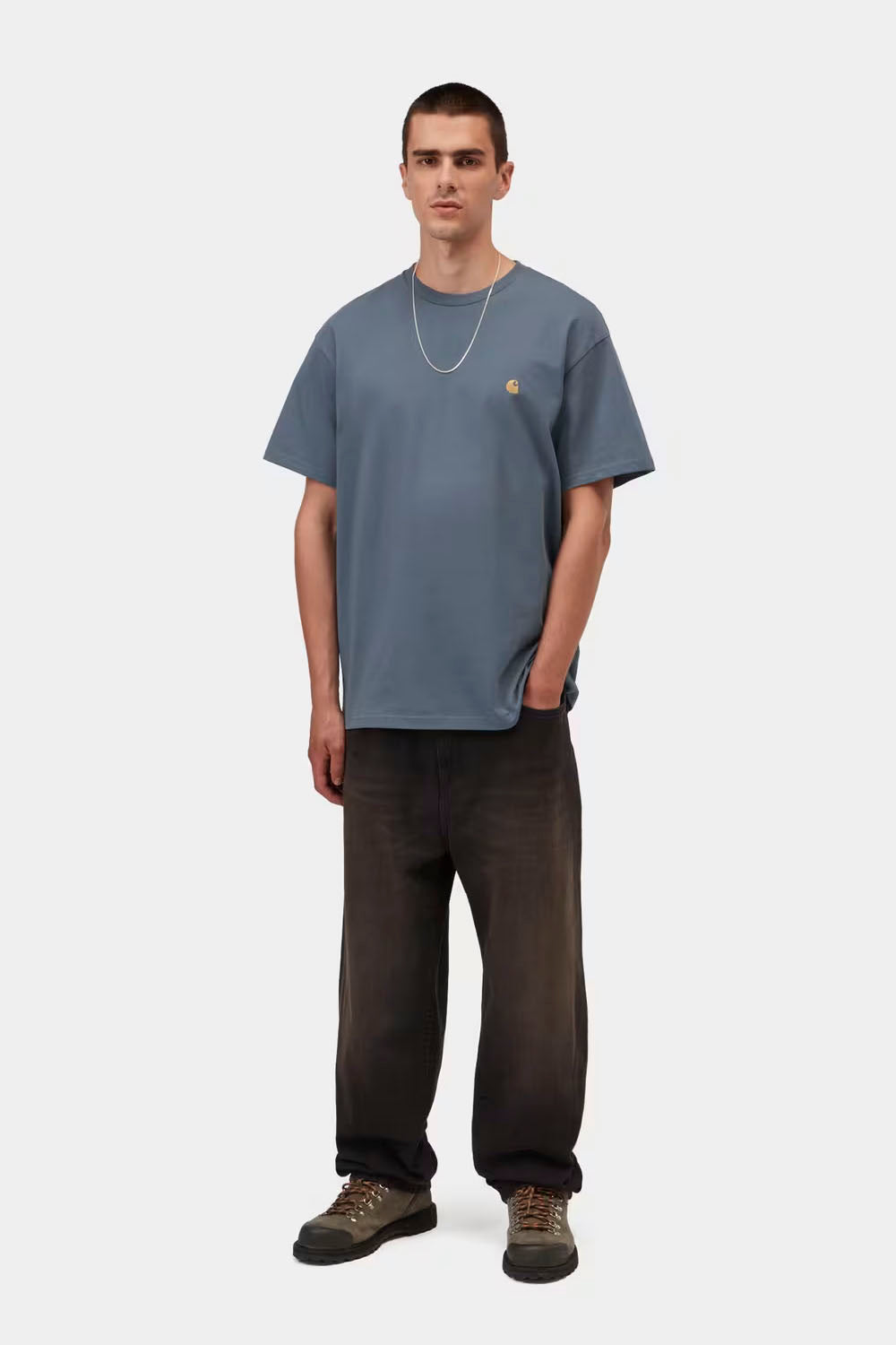 CARHARTT WIP Chase T-Shirt Icesheet | Shop at PUKAS SURF SHOP