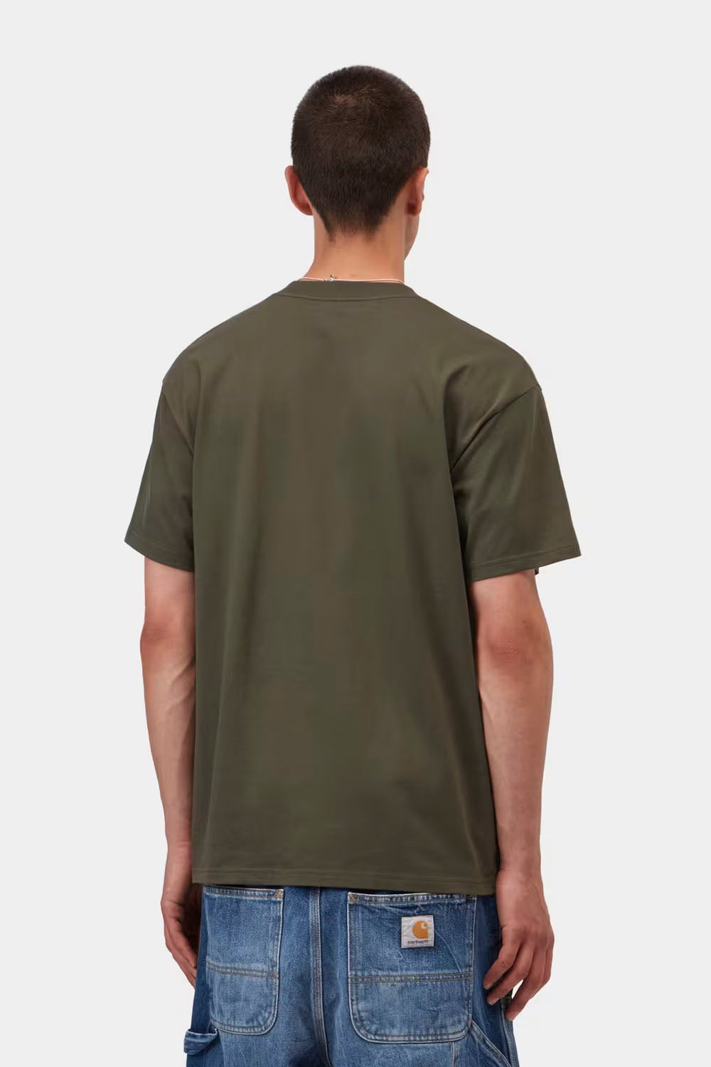 CARHARTT WIP Script Embroidery Tee Cypress | Shop at PUKAS SURF SHOP
