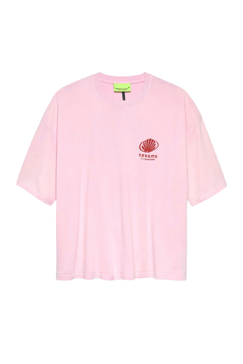 New Amsterdam Corporate Logo Tee Pink Lady | Shop at PUKAS SURF SHOP