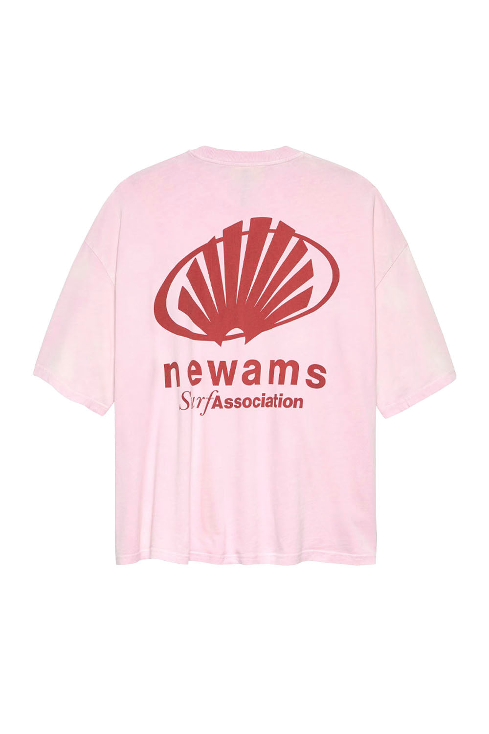 New Amsterdam Corporate Logo Tee Pink Lady | Shop at PUKAS SURF SHOP