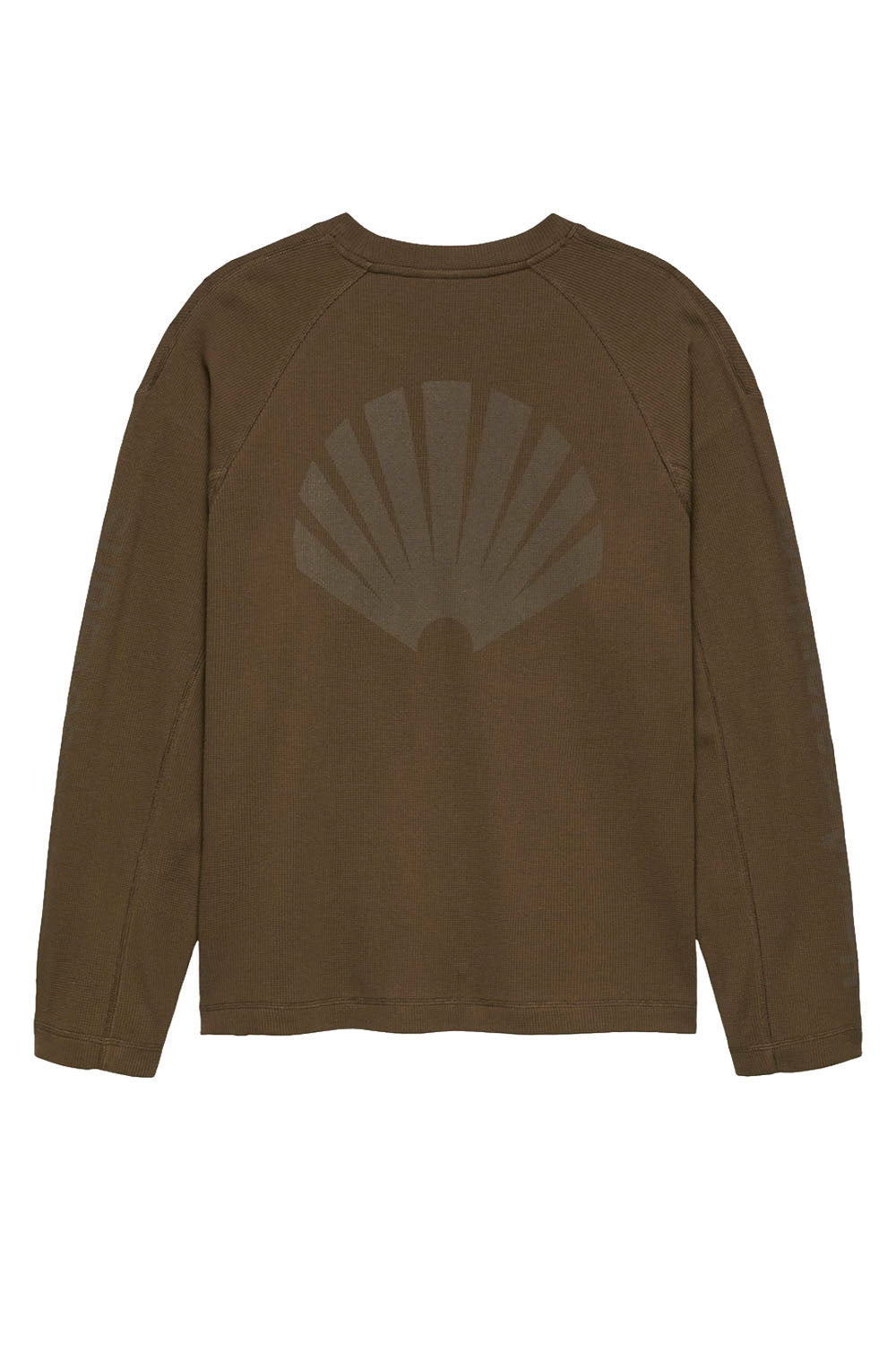 NEW AMSTERDAM Longsleeve Waffle Tee Brown | Shop at PUKAS SURF SHOP