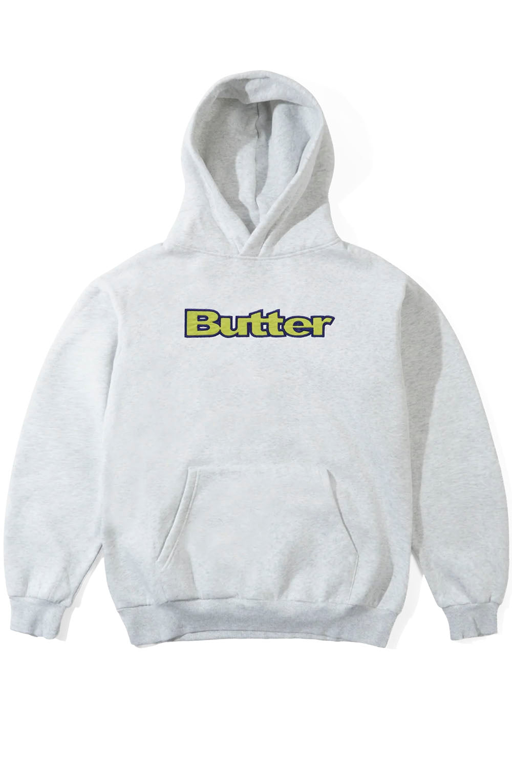 BUTTER Ripstop Logo Applique Hood Ash | Shop at PUKAS SURF SHOP