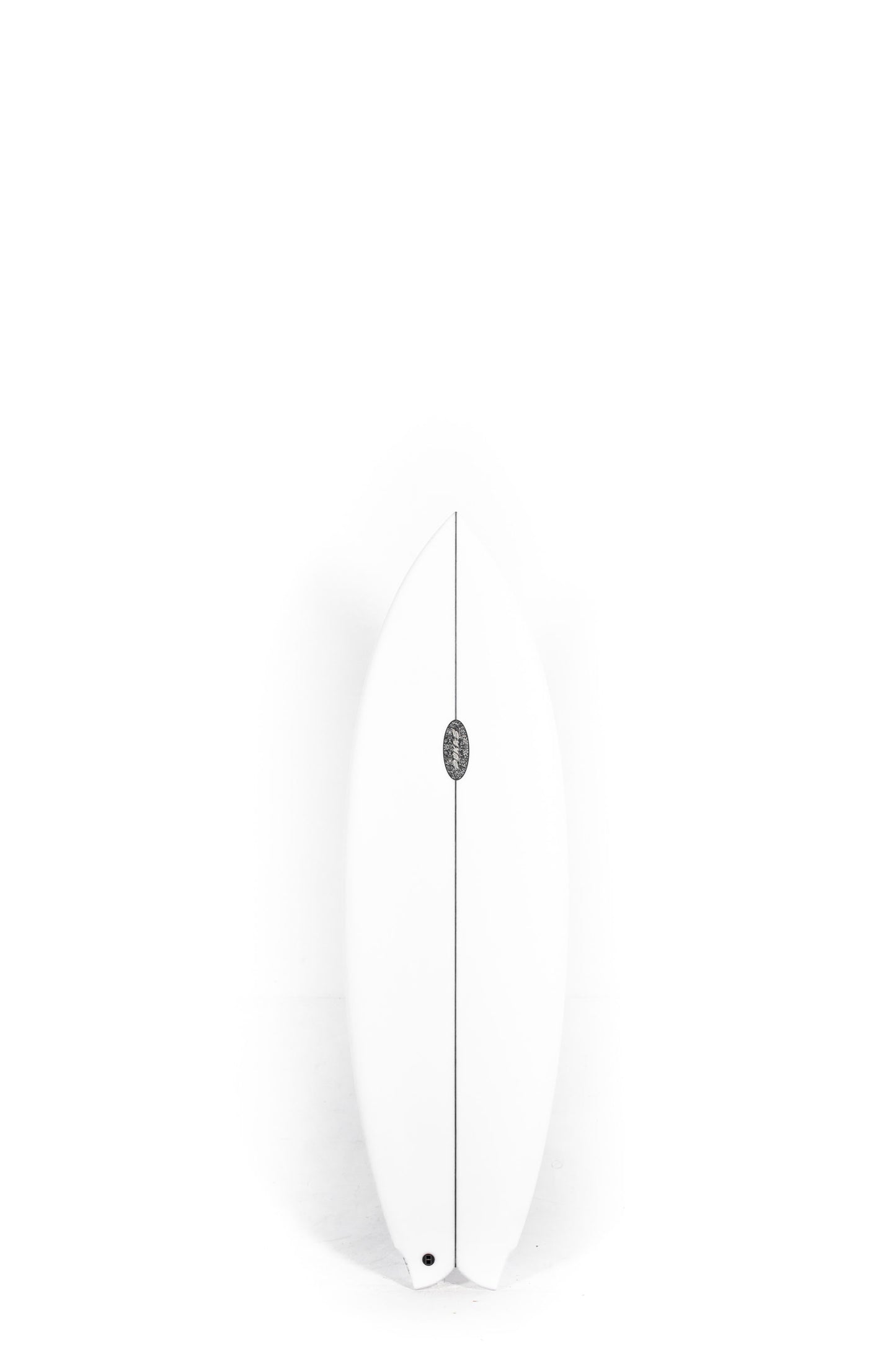 White Pukas Mustache Surfboard size 5'6" at Pukas Surf Shop