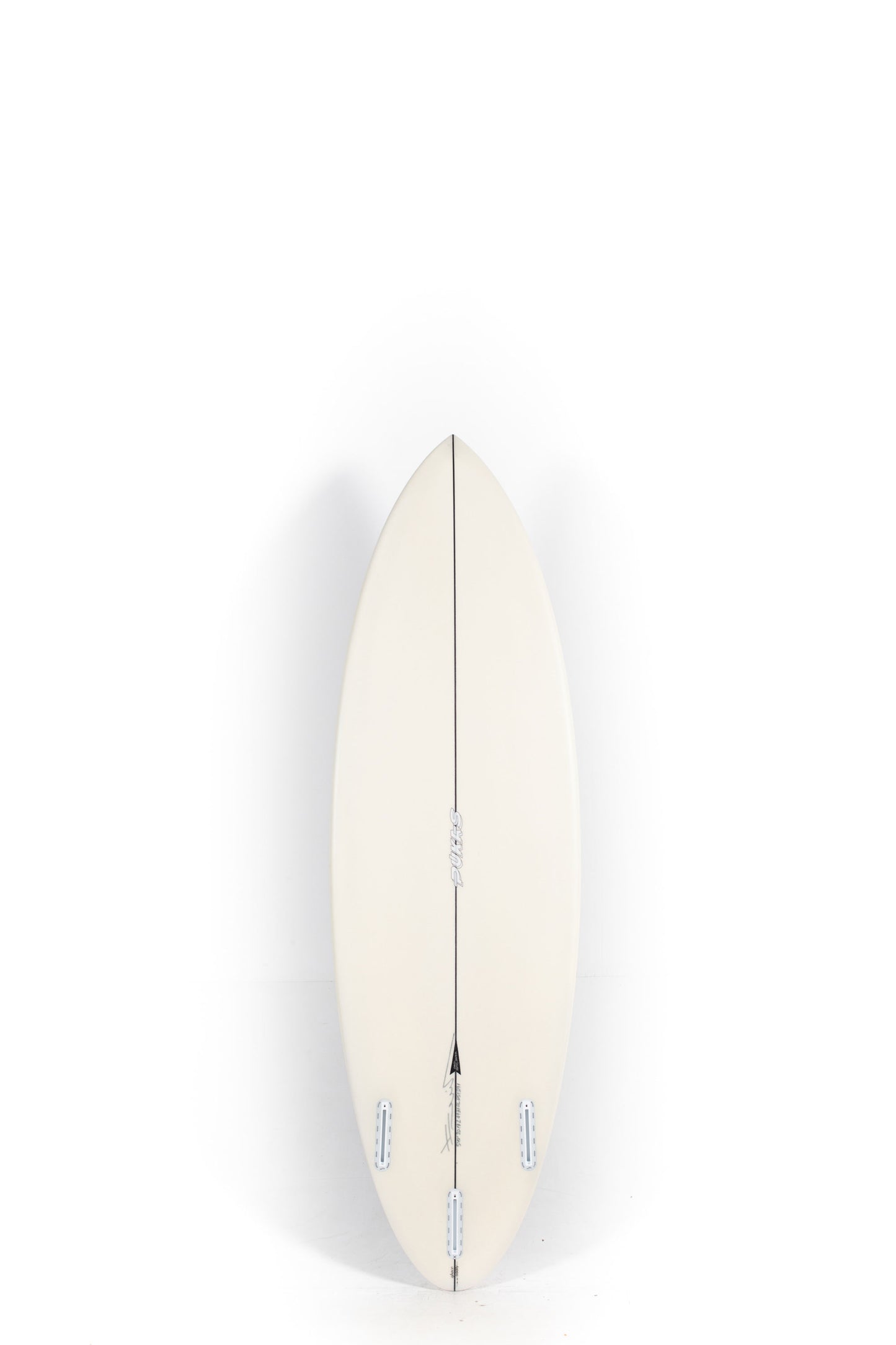 Beige and Vine Red Pukas Surfboard Space Oddity size 5'10" at Pukas Surf Shop - 2
