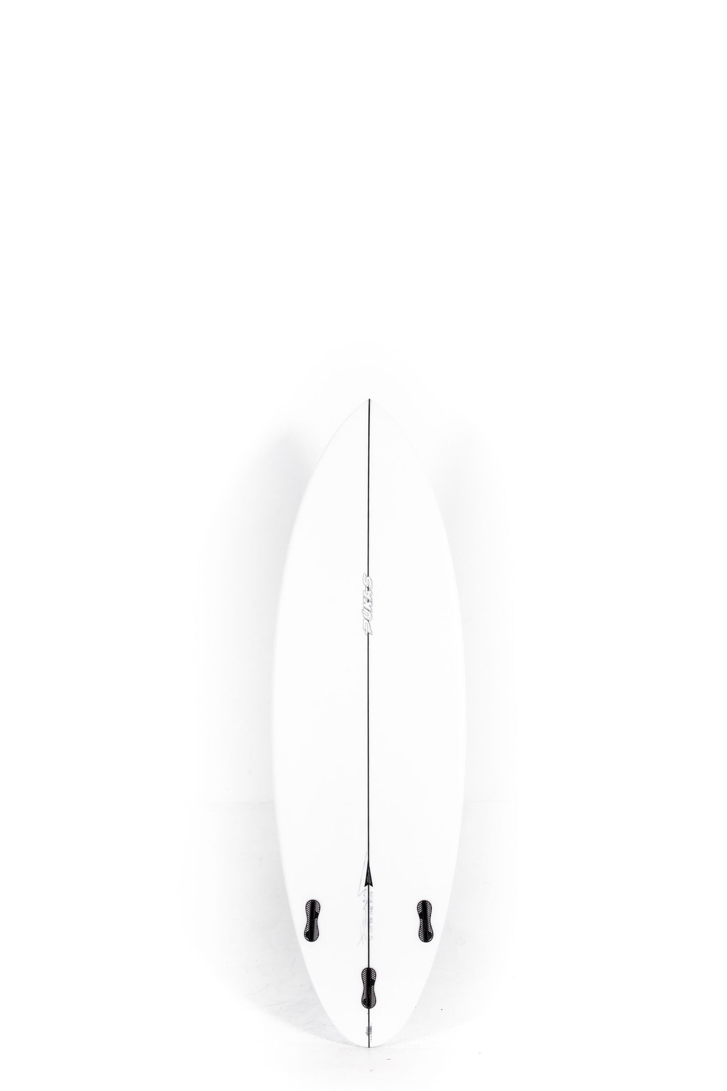 White Pukas Surfboard Space Oddity size 5'7" at Pukas Surf Shop - 2