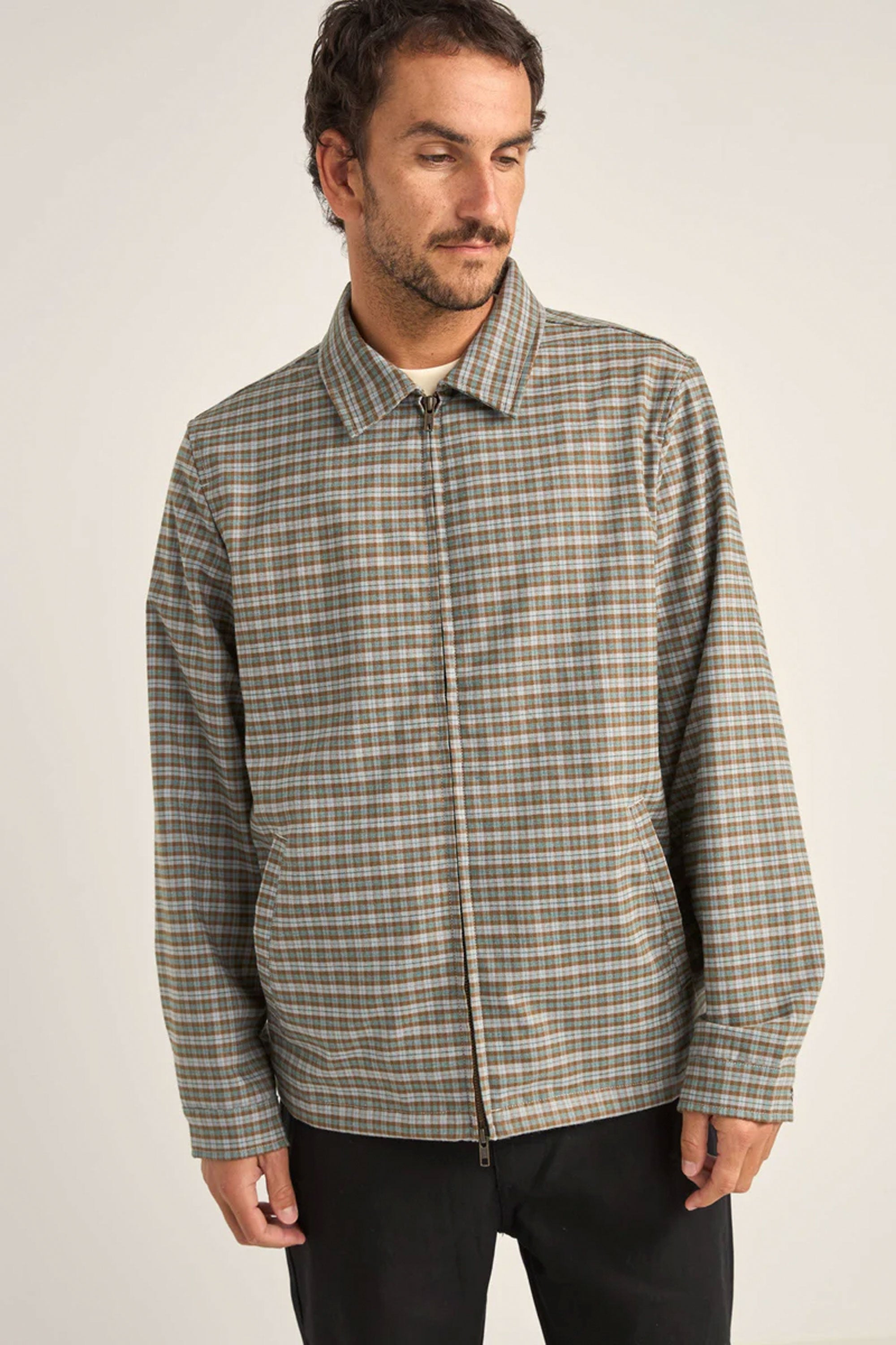RHYTHM - JORDY CHECK JACKET | Shop at PUKAS SURF SHOP