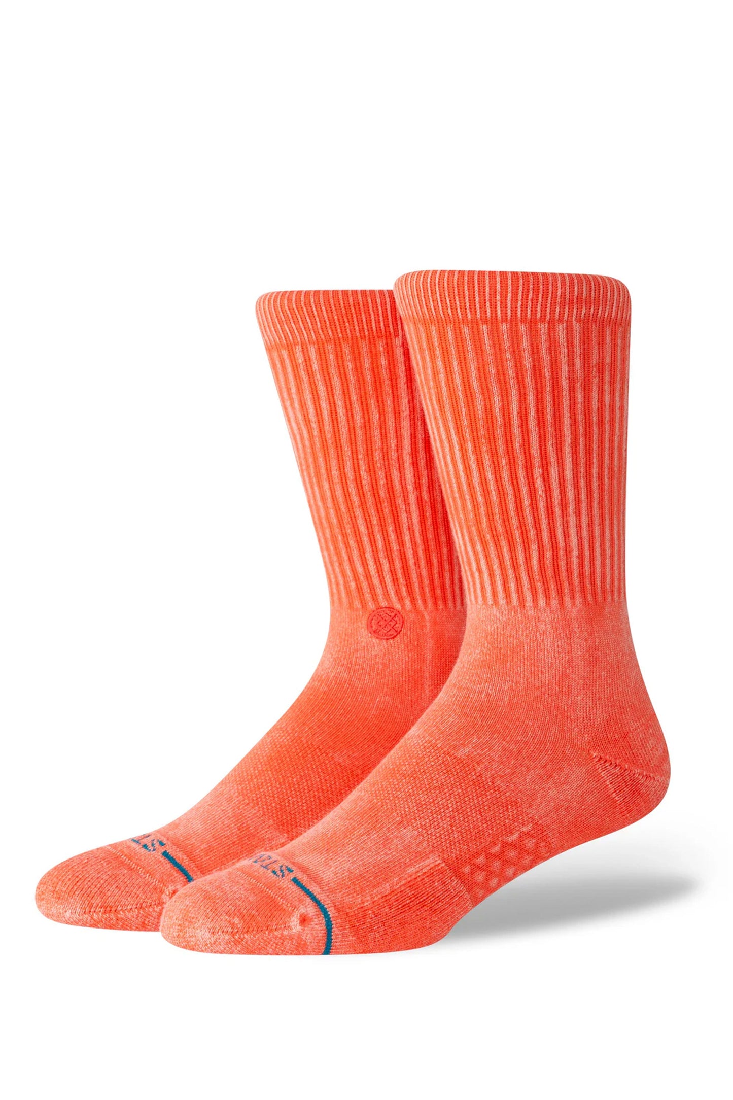 Pukas Surf Shop Socks Stance Icon Dyed Crew Coral