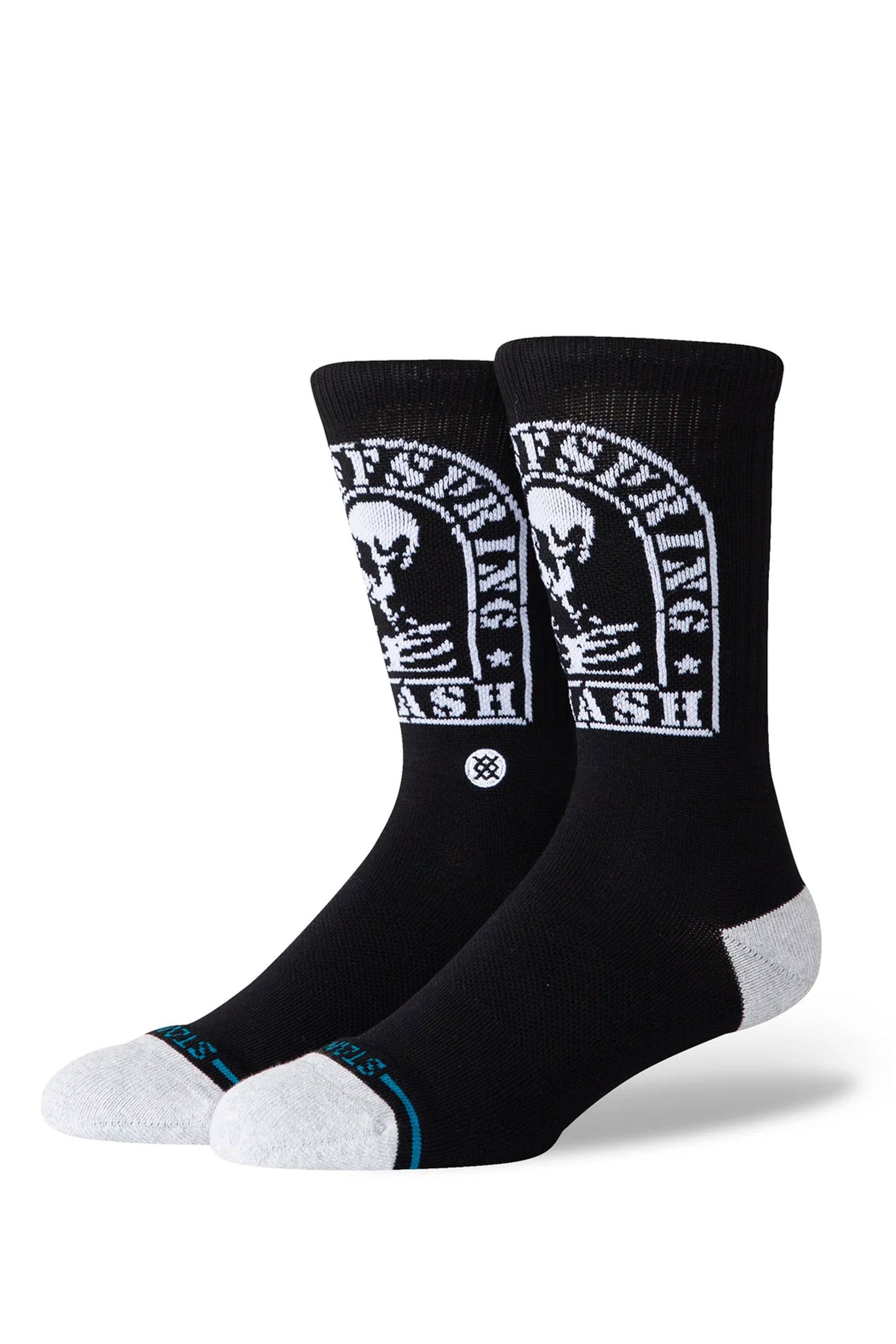 Pukas Surf Shop Socks Stance Smashed Crew Black