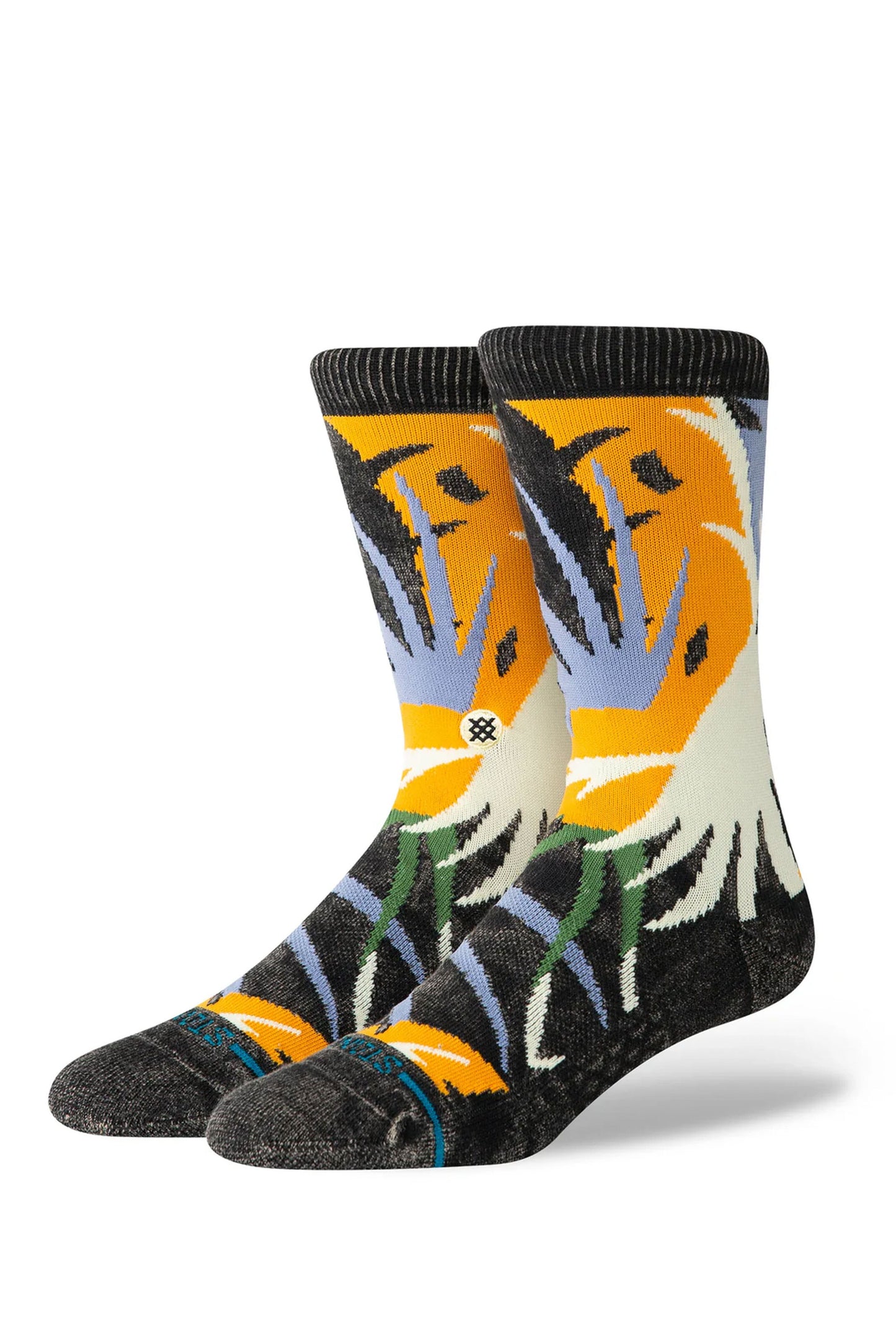 Pukas Surf Shop Socks Stance Yacht Club Crew Black