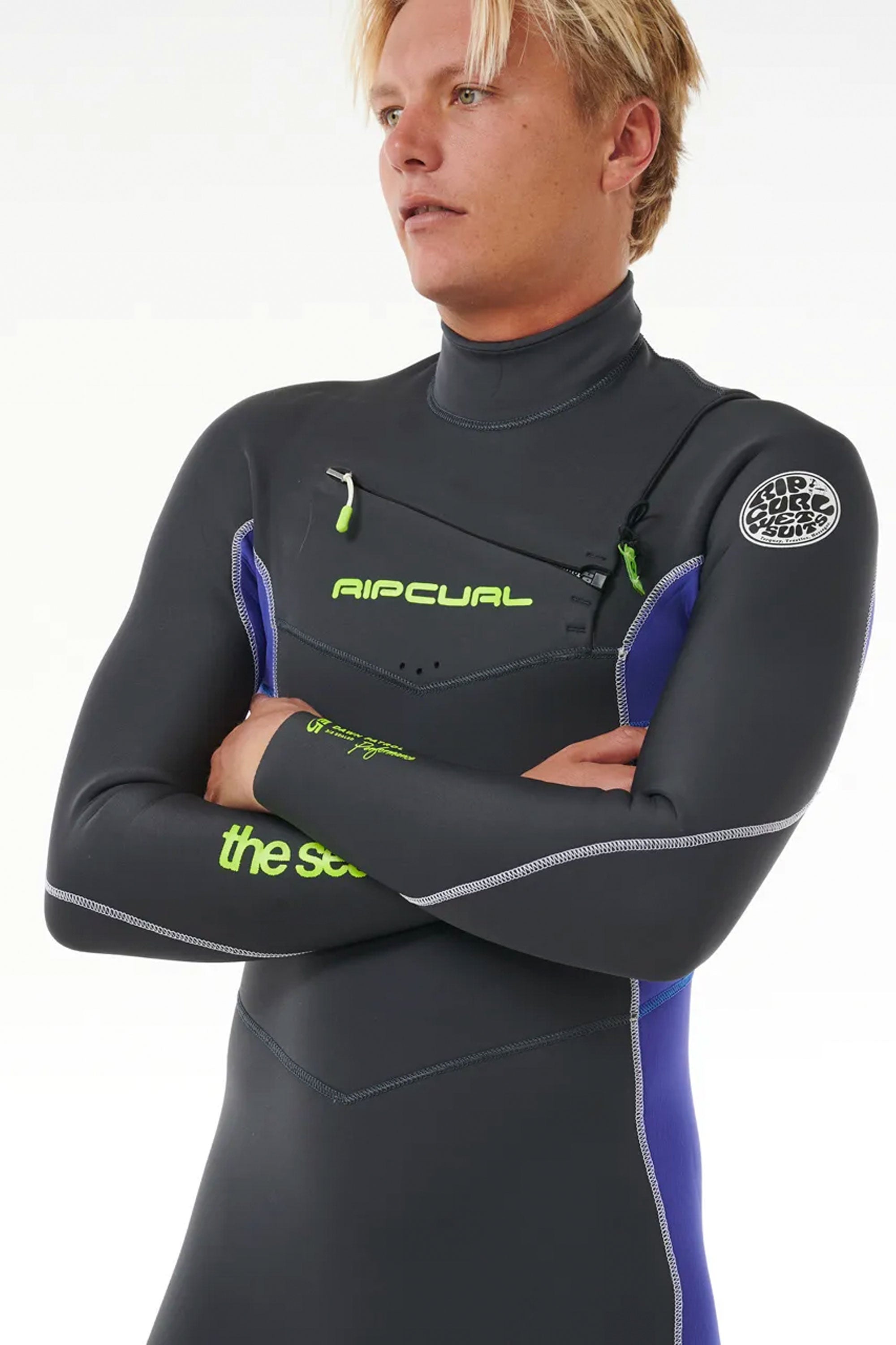 ボディ・フェイスケア riplu RIP CURL DAWN PATROL PERF 3/2MM Chest zip | Shop at PUKAS SURF SHOP