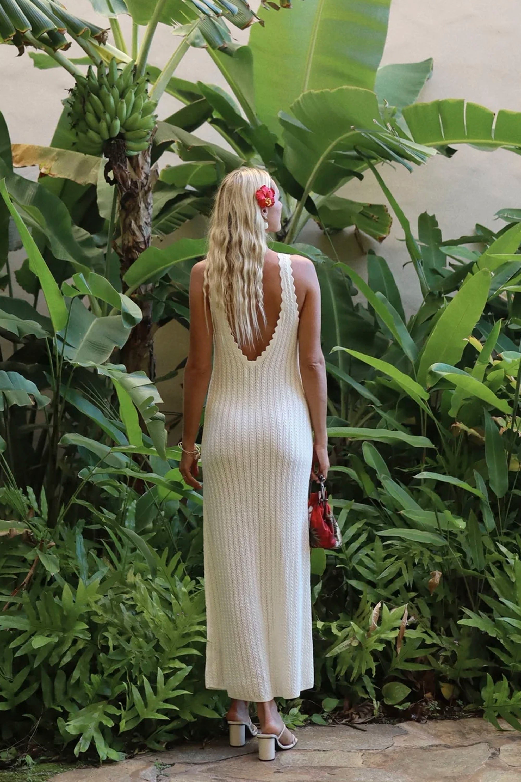papermoon wendilyn knit maxi dress RHYTHM Scallop Knit Maxi Dress