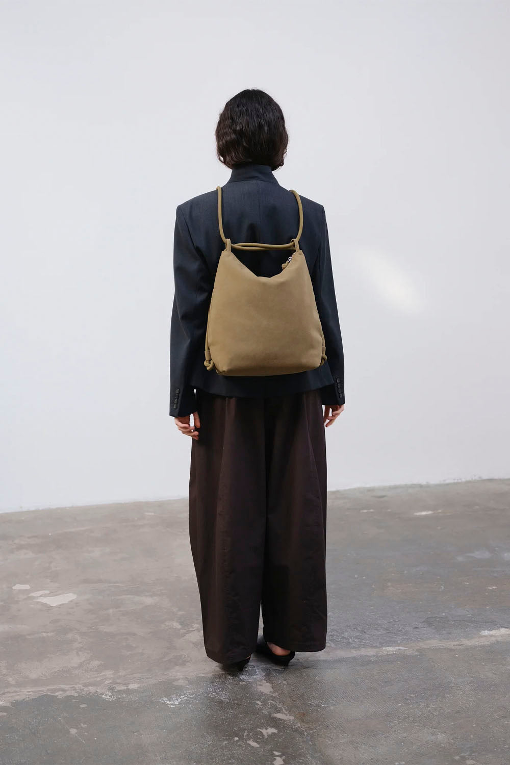ÖLEND Elio Bag Suede Khaki | Shop at PUKAS SURF SHOP