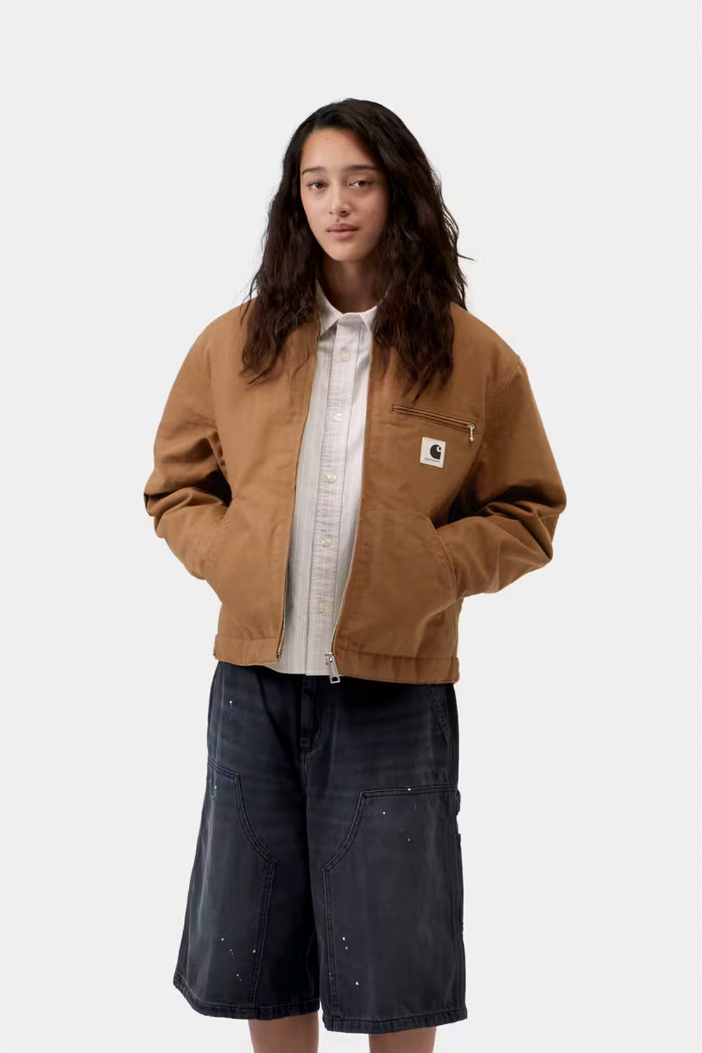 CARHARTT WIP OG Detroit Jacket Brown | Shop at PUKAS SURF SHOP