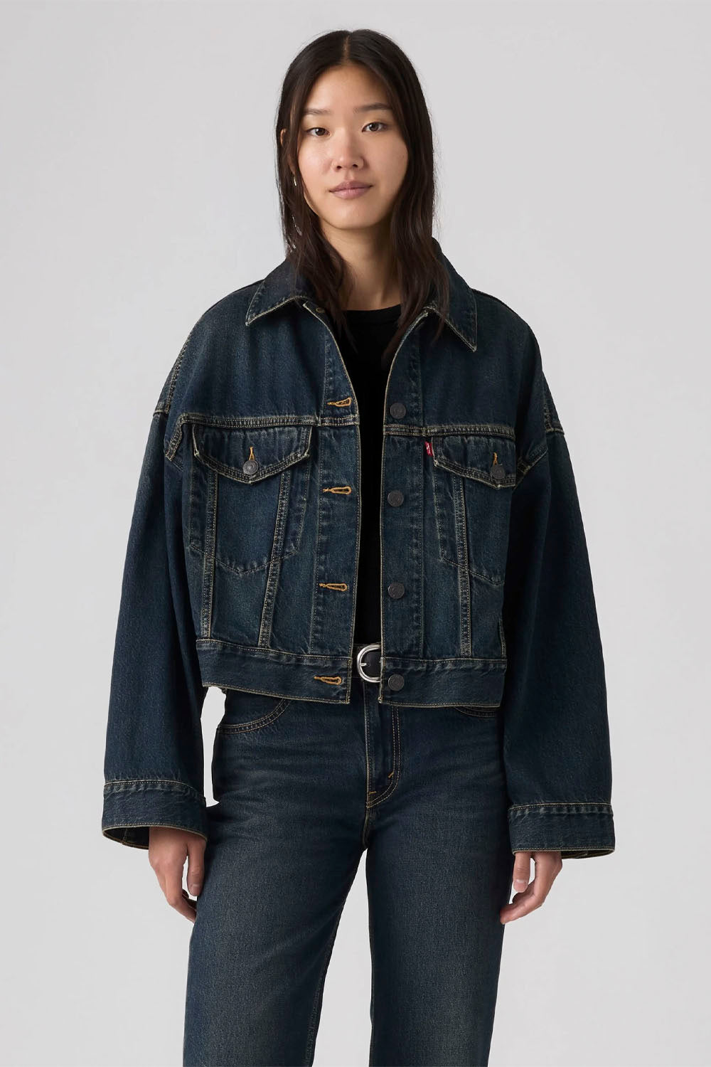 Levi's Loose Crop Trucker Jacket High Vibration | Shop at PUKAS