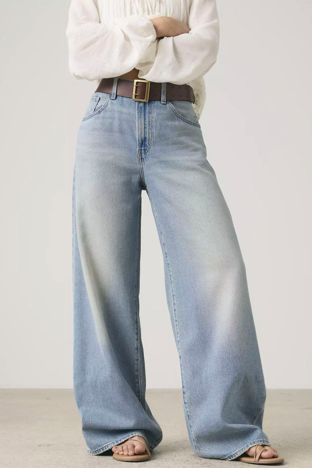LEVIS XL Straight Gamble Time Light Wash Jeans | Shop at PUKAS