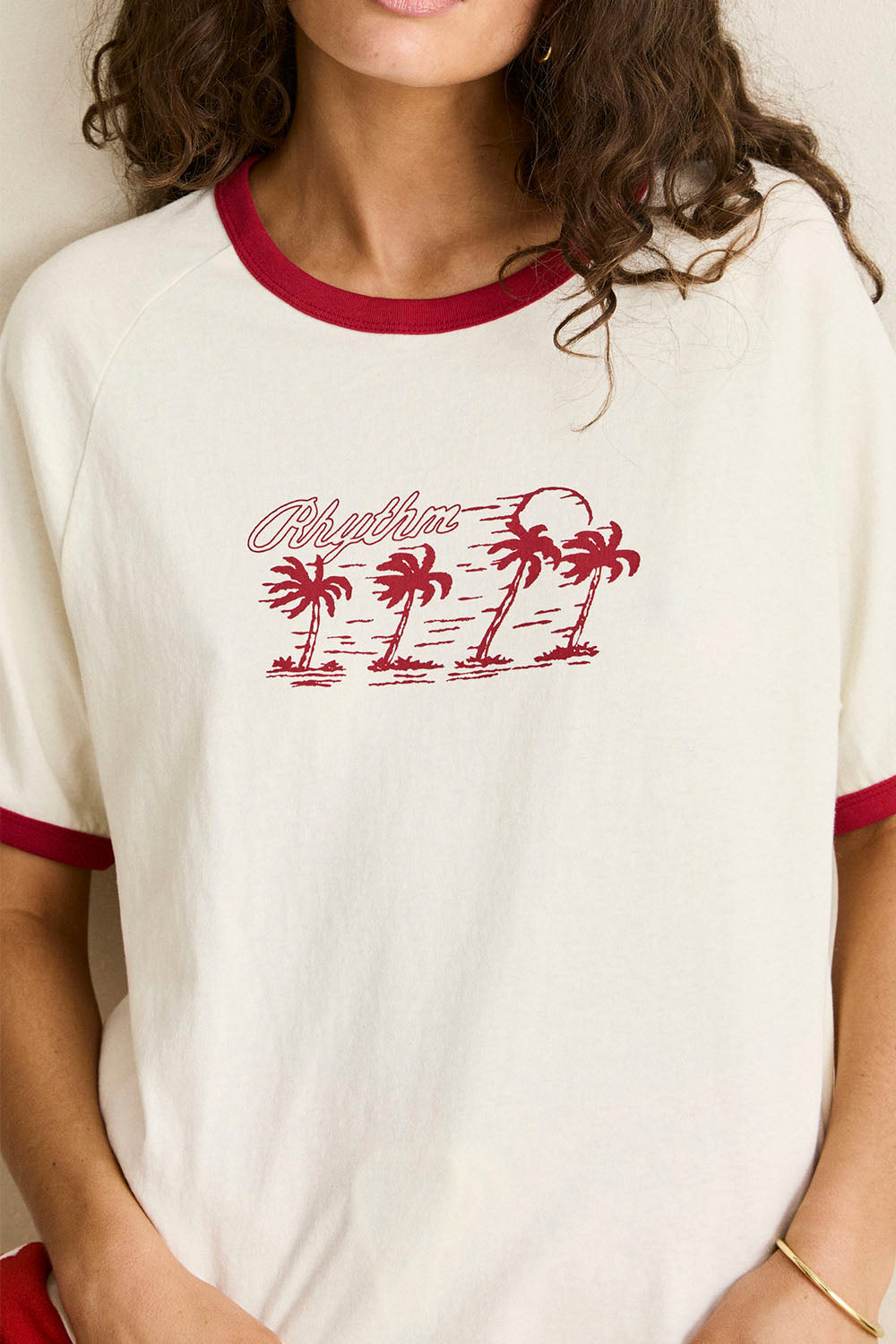 RHYTHM Oceanview Ringer Tee – Women's Graphic Tee | Shop at PUKAS