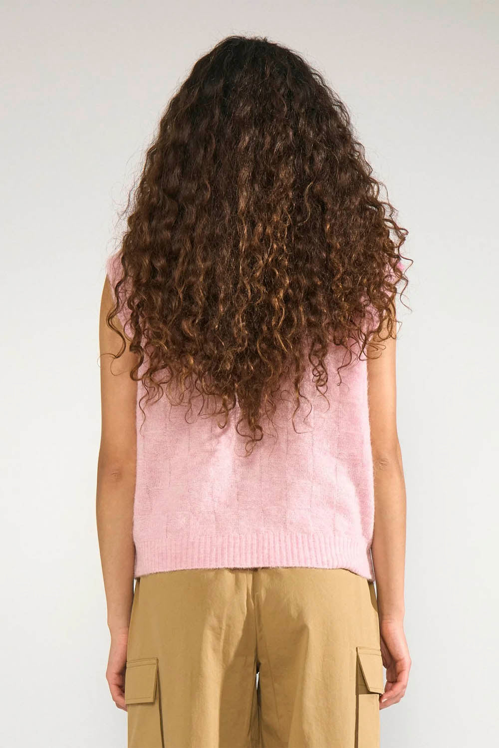 NÜMPH Nuriette Check Vest Pink Lady | Shop at PUKAS SURF SHOP