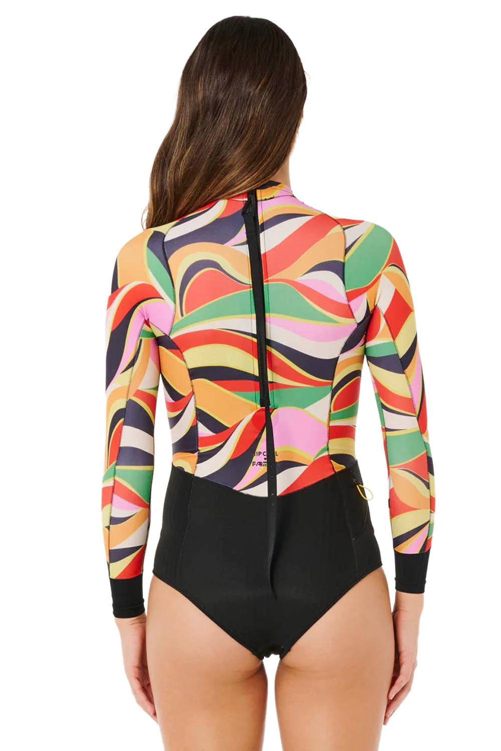 RIP CURL G-Bomb Tropical 1.5mm Back Zip Neon Waves Woman | Shop at