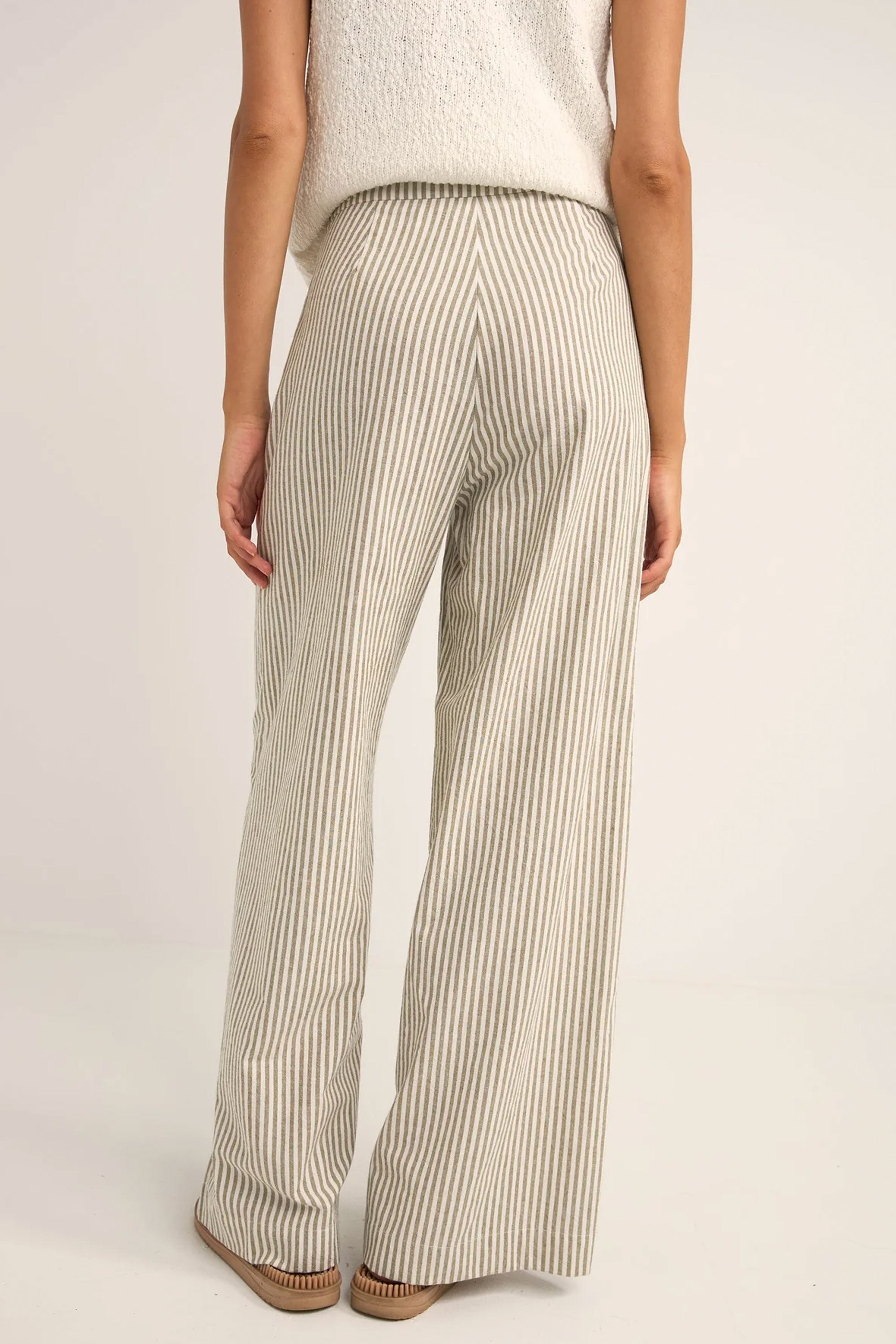 Second Valley Pants in Tan Stripe Second Valley Pants in Tan Stripe