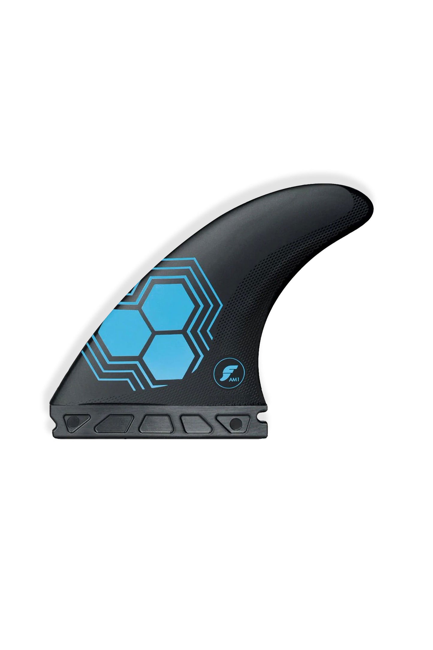 Pukas Surf Shop - Futures ALPHA FAM1  Carbon Blue Thruster Set 