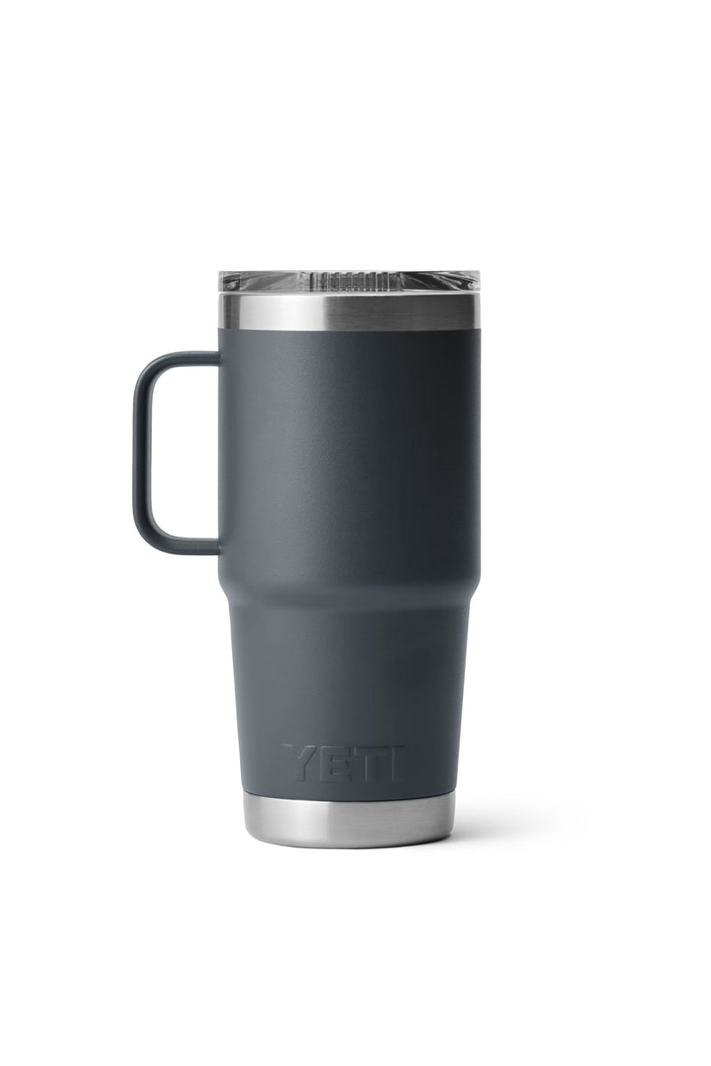 YETI Black Rambler 20 oz Travel Mug
