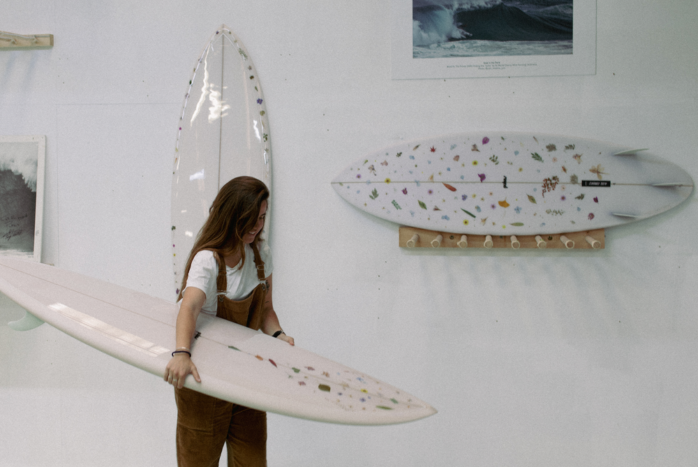 🌱 B O T A N I C A L | Pukas Surfboards x Local Artist Maddi Saez