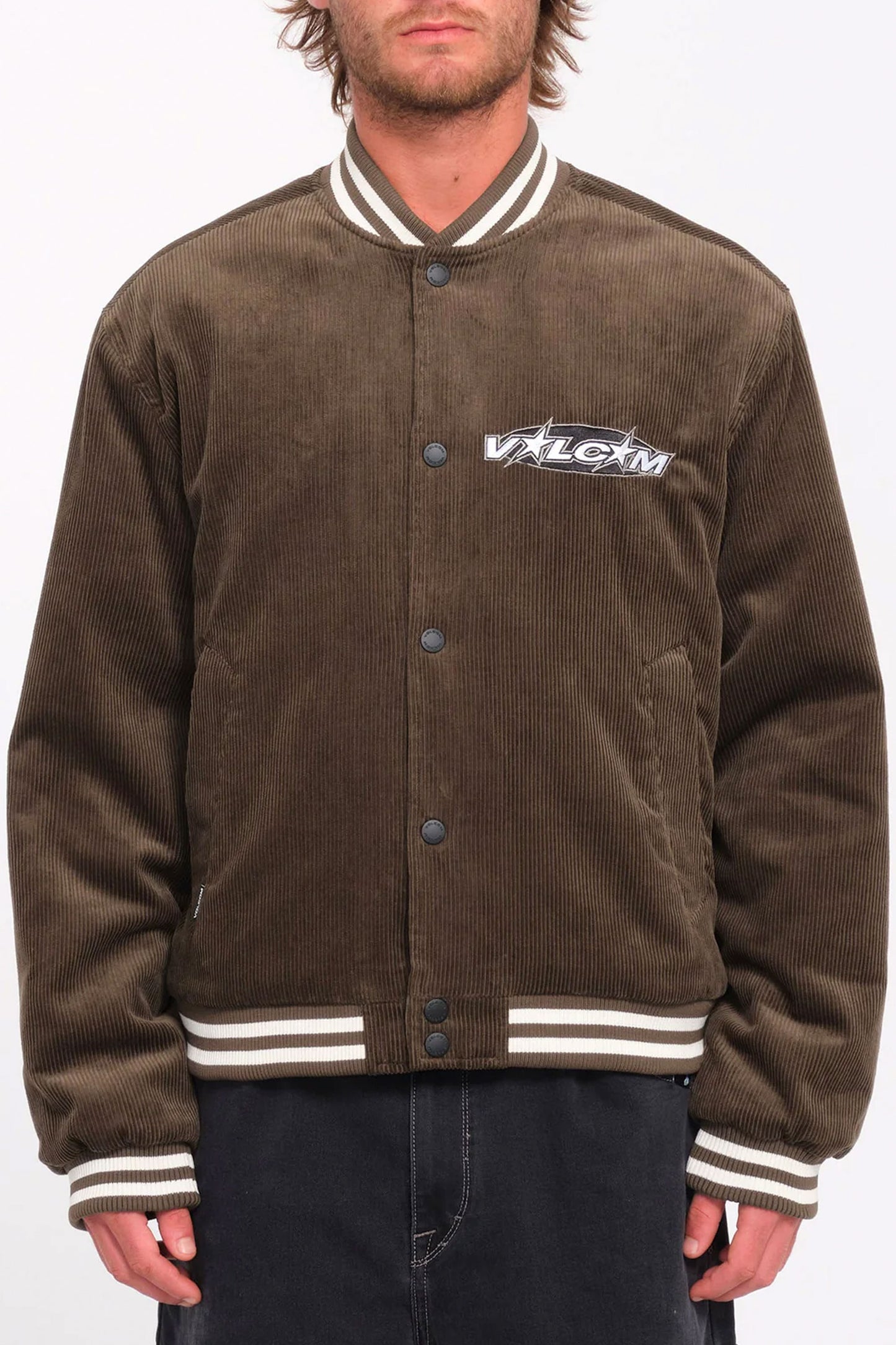 PUKAS-SURF-SHOP-COAT-VOLCOM-KRANKIES-BROWN