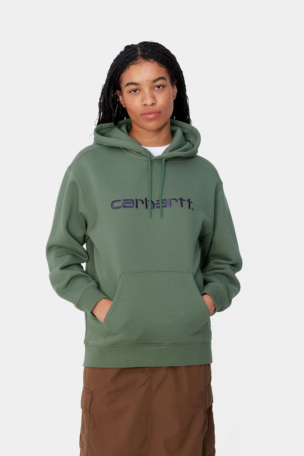 PUKAS-SURF-SHOP-HOODIE-CARHARTT-DUCK-GREEN